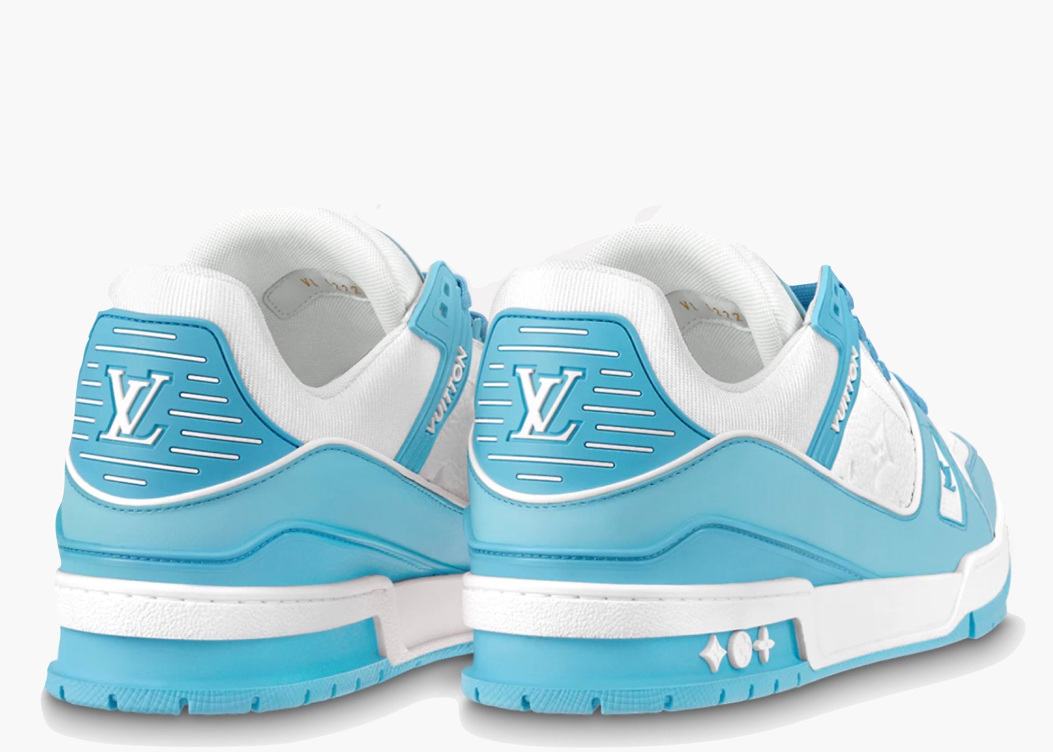 Louis Vuitton Trainer Low White Sky Blue 1AA6X4 Hype Clothinga Limited Edition