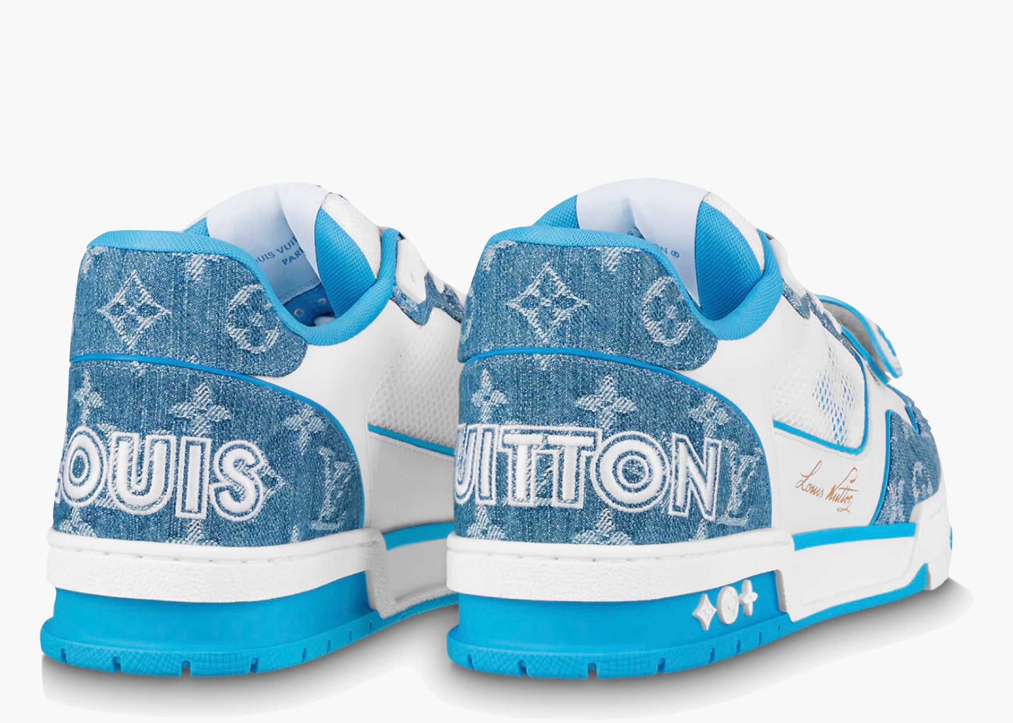 Louis Vuitton Trainer Monogram Denim 1A9ZI6 Hype Clothinga Limited Edition