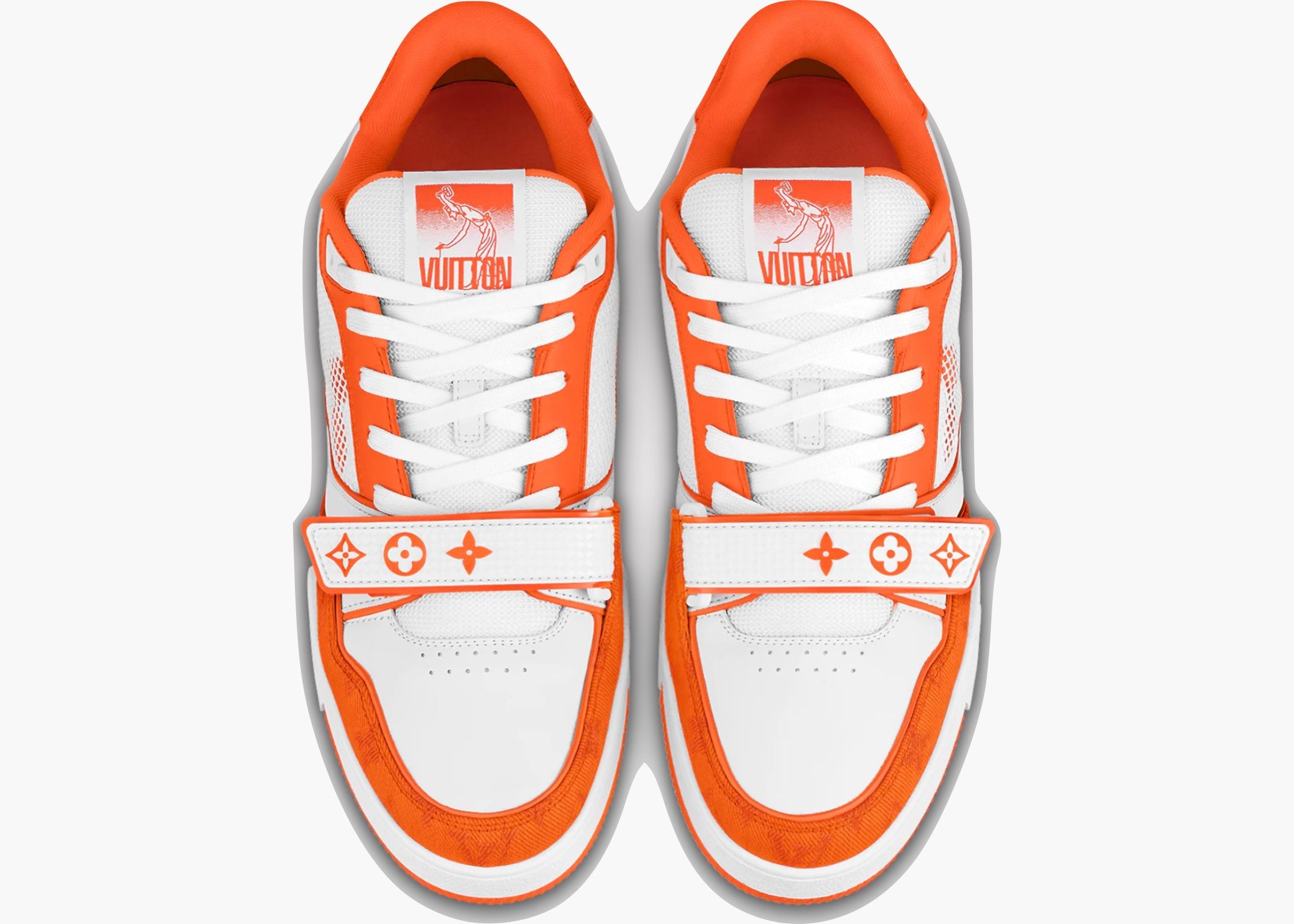 Louis Vuitton Trainer Monogram Denim Orange 1A9ZD6 Hype Clothinga Limited Edition
