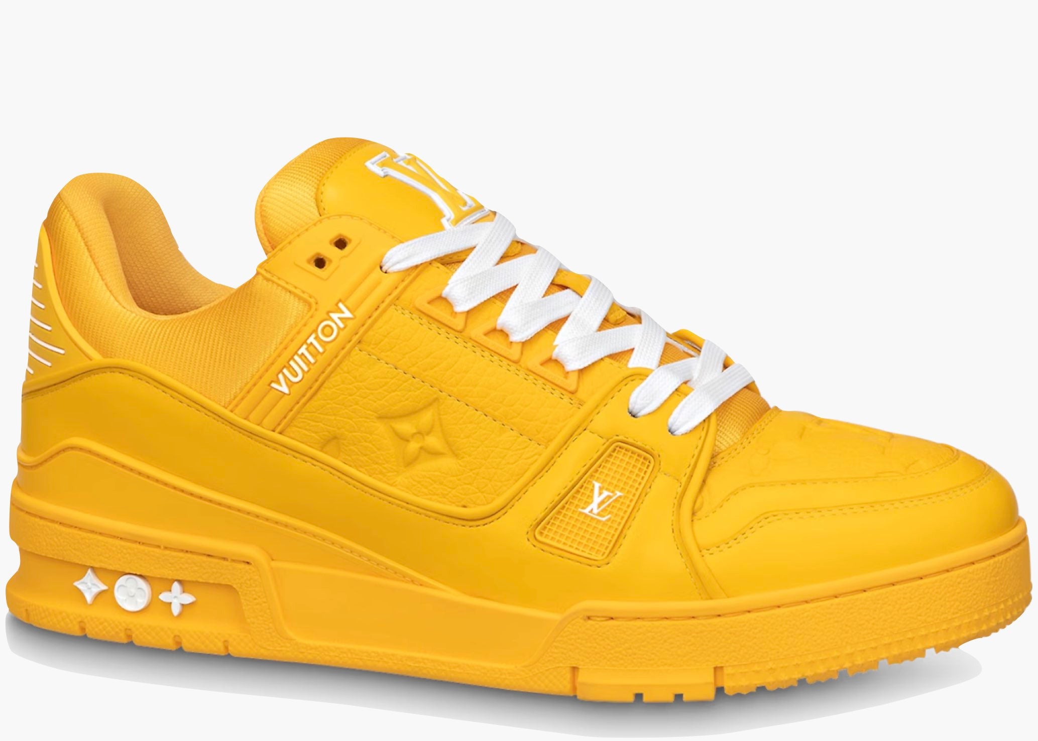 Louis Vuitton Trainer Yellow Embossed Monogram 1AARG2 Hype Clothinga Limited Edition