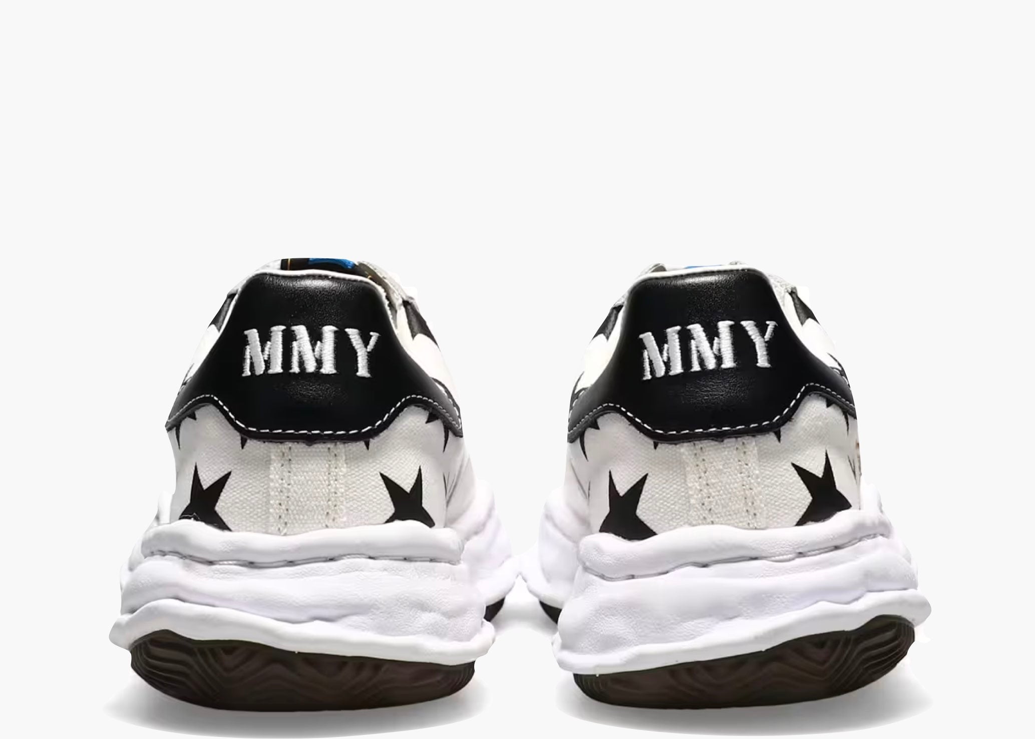 Mihara Yasuhiro Blakey OG Sole Canvas Low Atmos Star Print White C09FW710-WHT Hype Clothinga Limited Edition