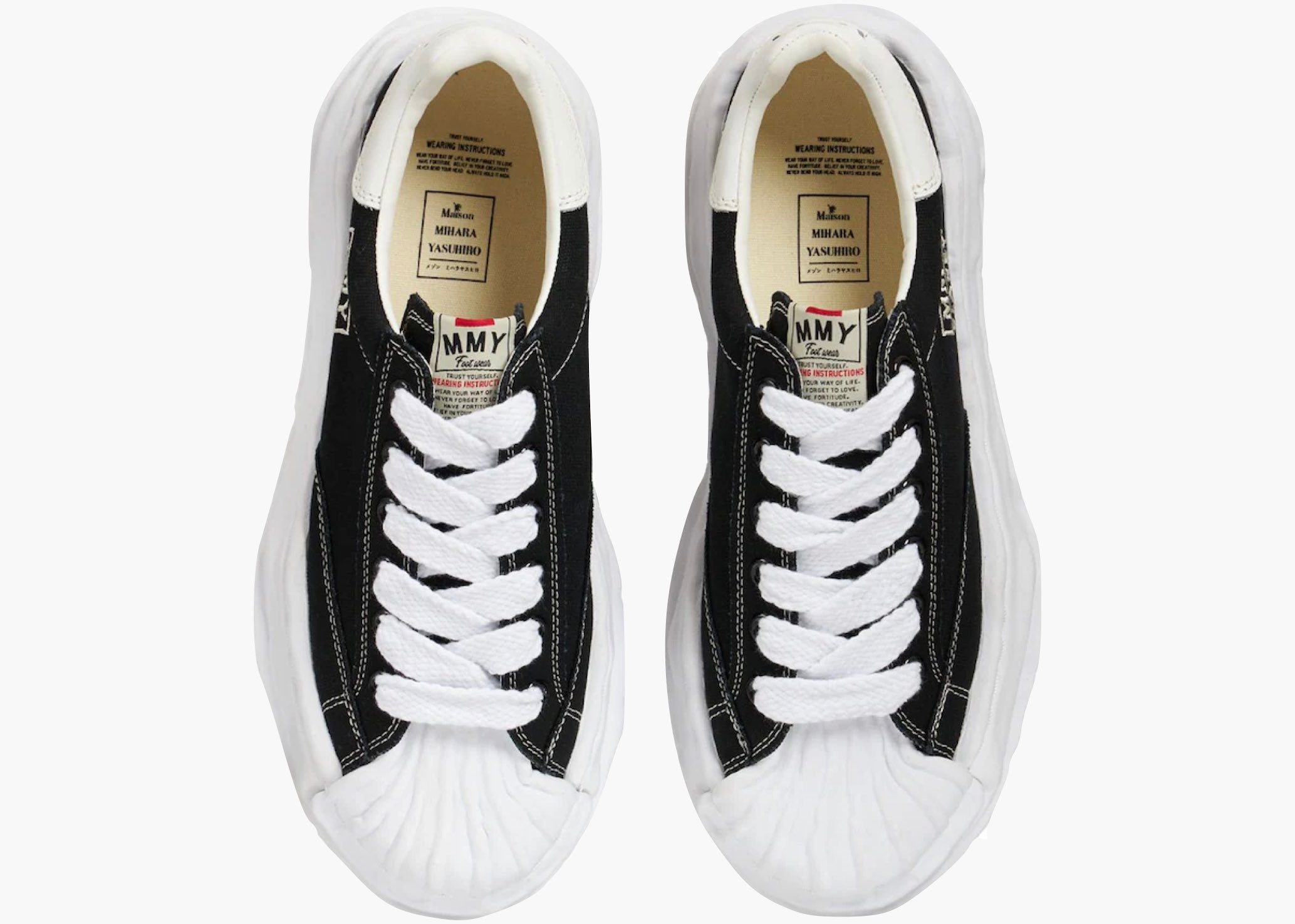 Mihara Yasuhiro Blakey OG Sole Canvas Low Black A08FW735 Hype Clothinga Limited Edition