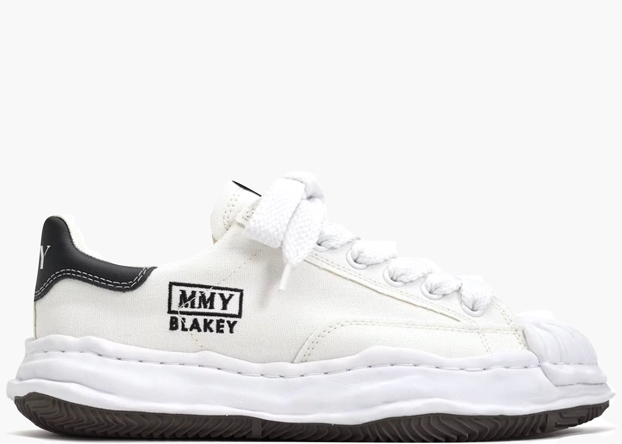 Mihara Yasuhiro Blakey OG Sole Canvas Low White A08FW735W Hype Clothinga Limited Edition