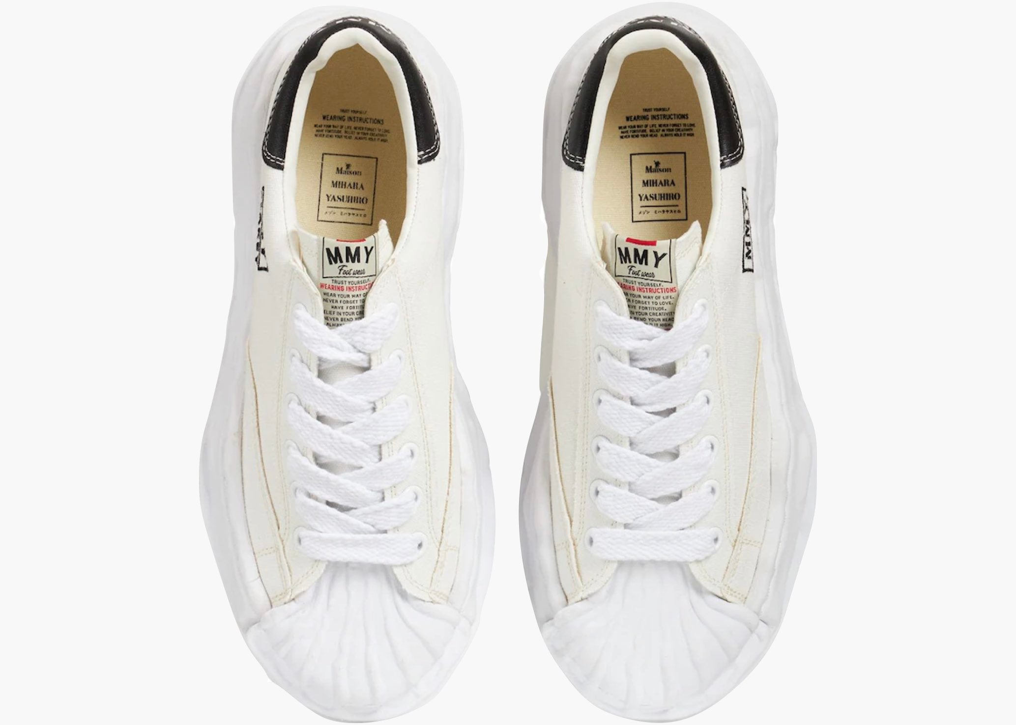 Mihara Yasuhiro Blakey OG Sole Canvas Low White A08FW735W Hype Clothinga Limited Edition