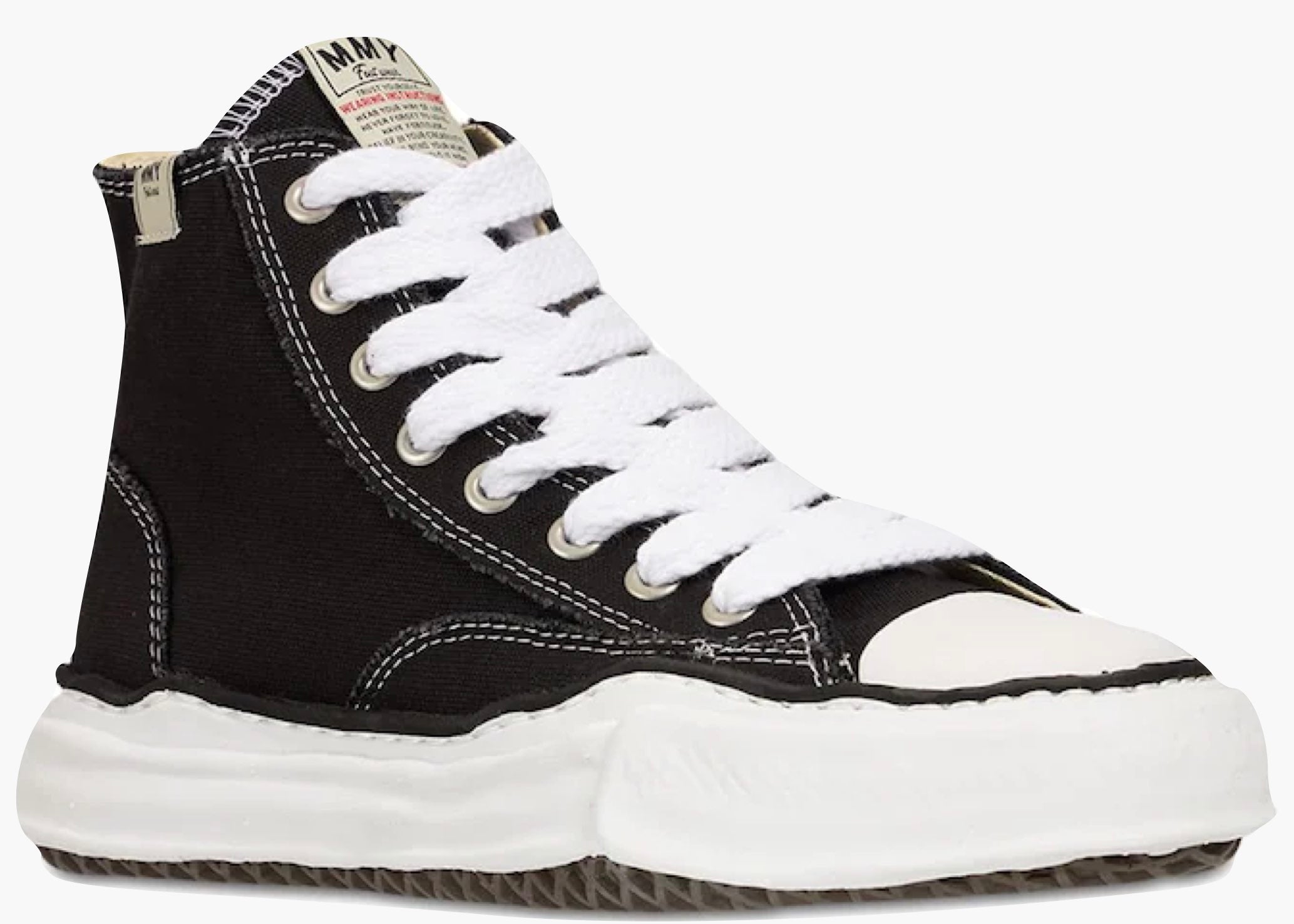 Mihara Yasuhiro Peterson OG Sole Canvas High Black A01FW701 Hype Clothinga Limited Edition