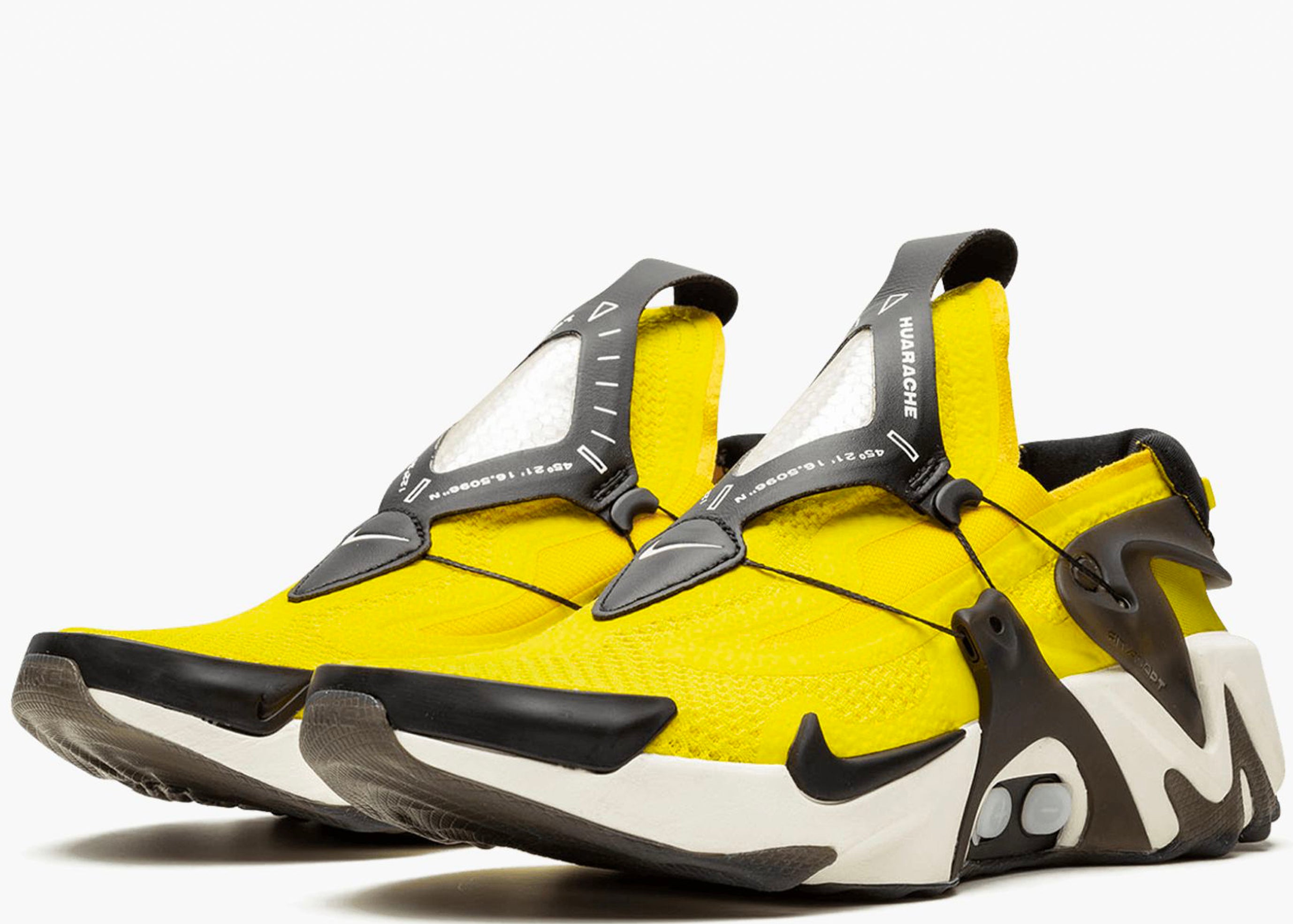 NIKE ADAPT HUARACHE OPTI YELLOW BV6397-710 HYPE CLOTHINGA LIMITED EDITION