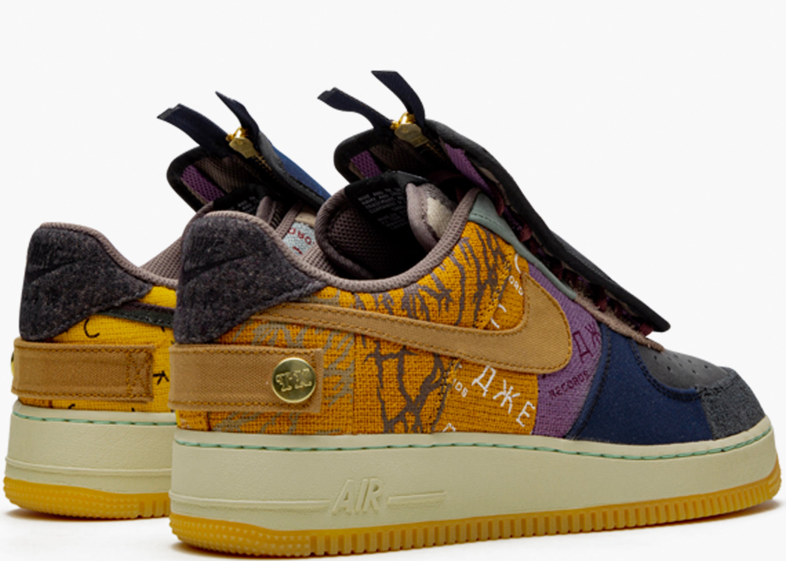 NIKE AIR FORCE 1 LOW TRAVIS SCOTT FOSSIL CN2405-900 HYPE CLOTHINGA LIMITED EDITION