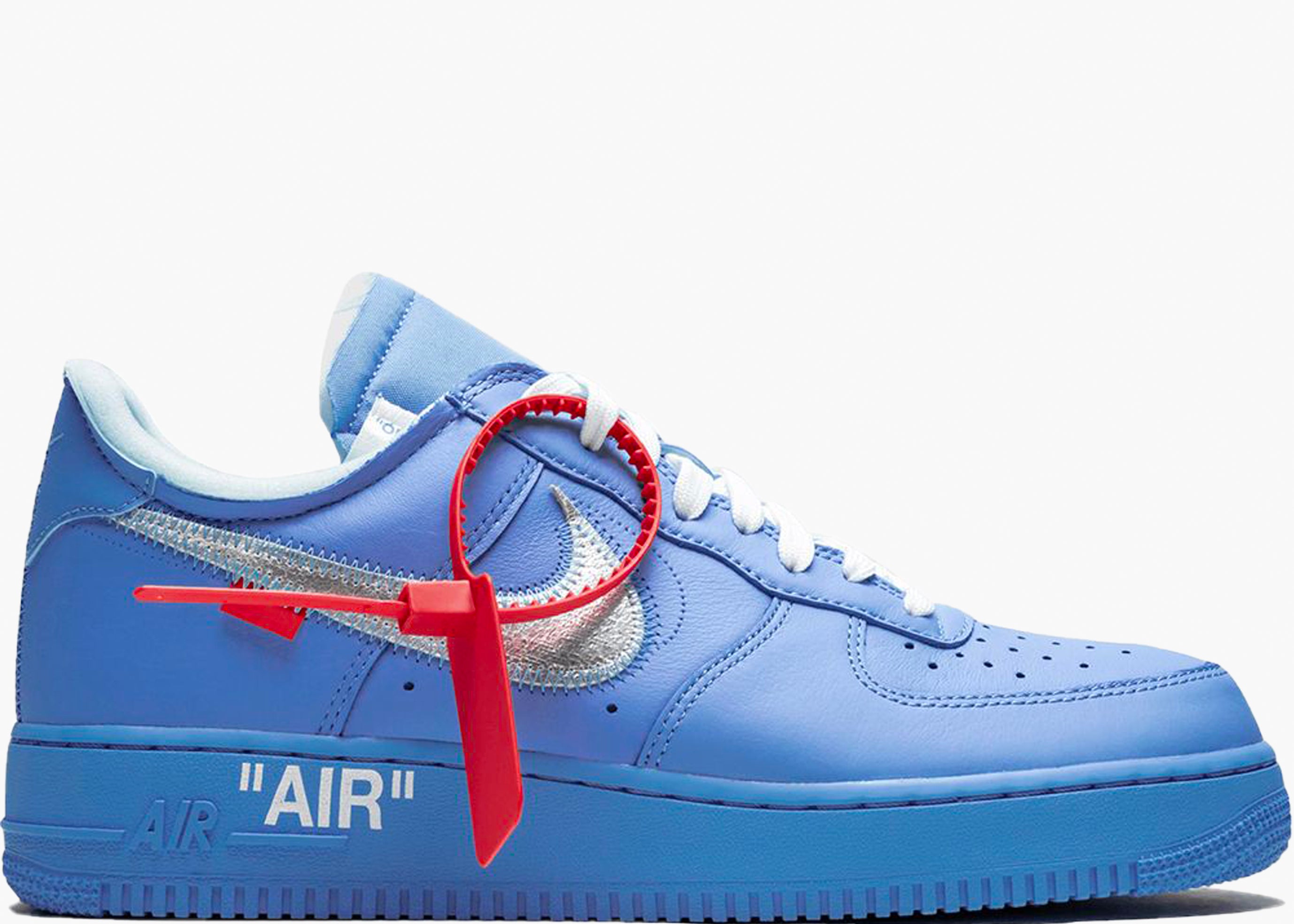 NIKE AIR FORCE 1 LOW X OFF-WHITE UNIVERSITY BLUE MCA CI1173-400 HYPE CLOTHINGA LIMITED EDITION