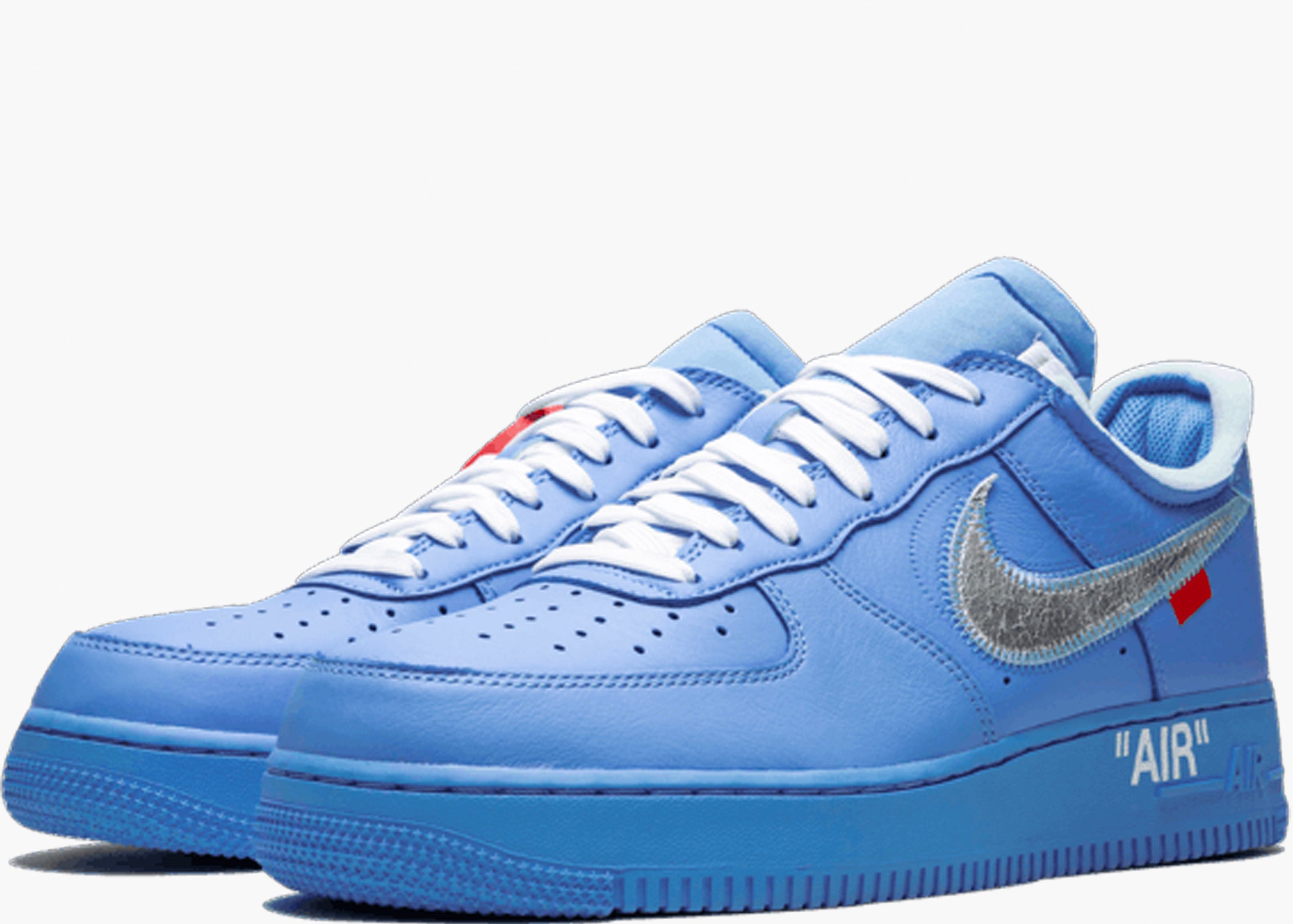 NIKE AIR FORCE 1 LOW X OFF-WHITE UNIVERSITY BLUE MCA CI1173-400 HYPE CLOTHINGA LIMITED EDITION