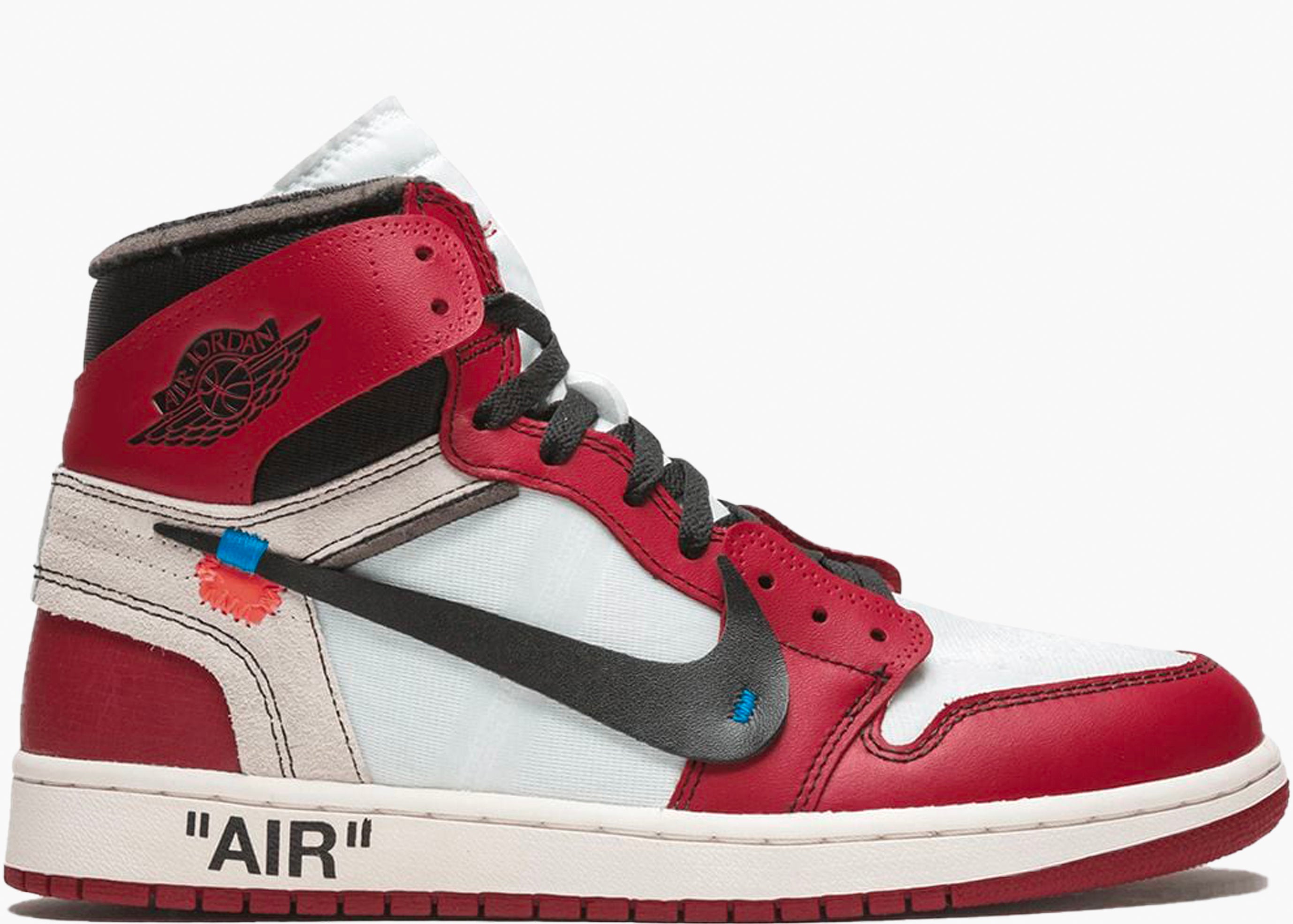 NIKE AIR JORDAN 1 CHICAGO OFF-WHITE OG AA834-101 HYPE CLOTHINGA LIMITED EDITION