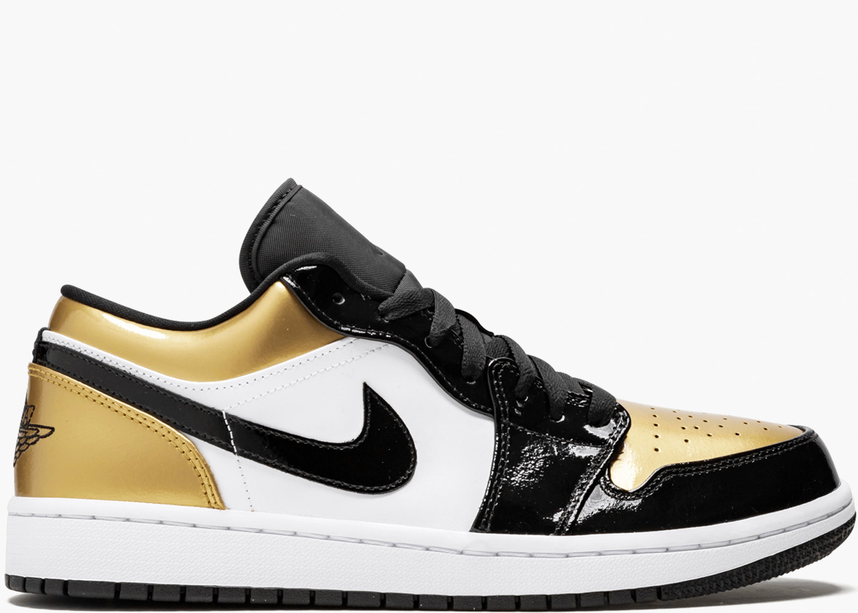 NIKE AIR JORDAN 1 LOW GOLD TOE CQ9447-700 HYPE CLOTHINGA LIMITED EDITION