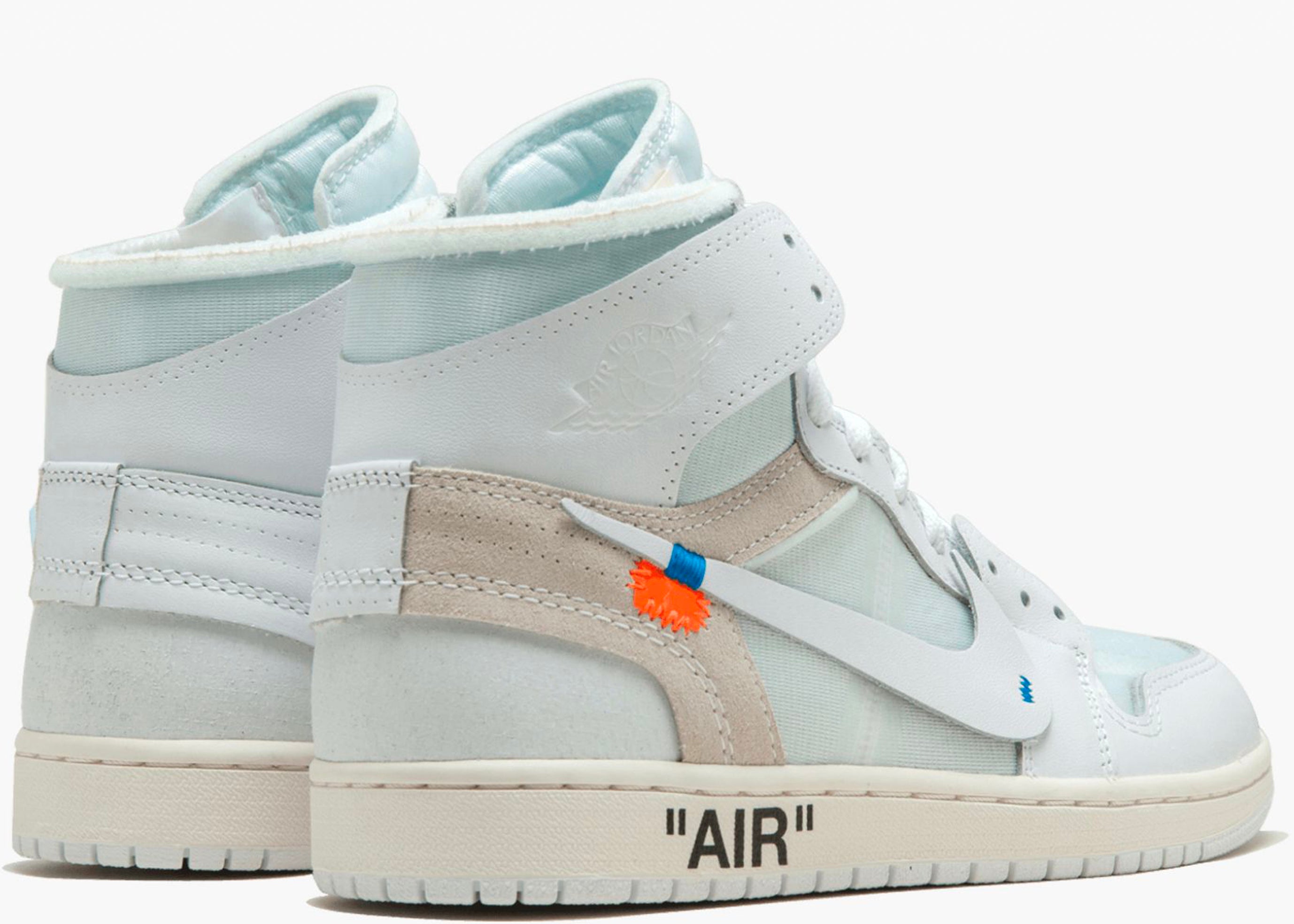 NIKE AIR JORDAN 1 OFF-WHITE NRG AQ0818-100 HYPE CLOTHINGA LIMITED EDITION  