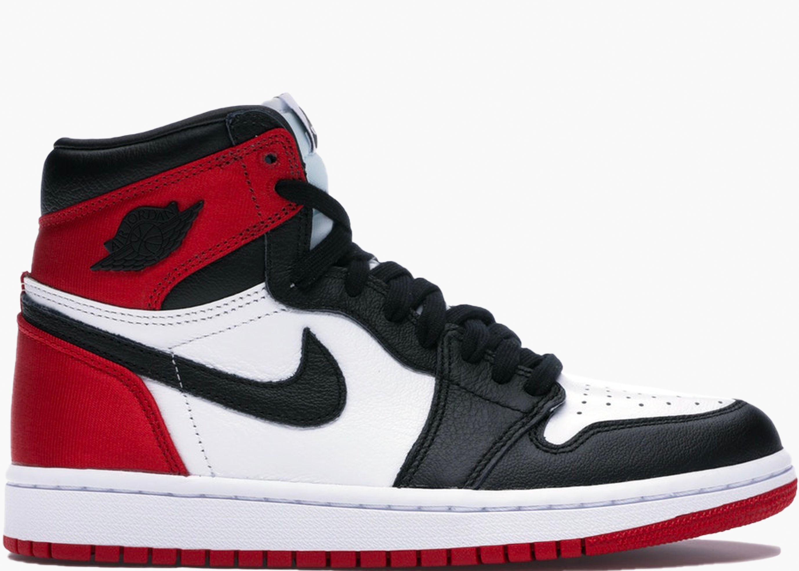 NIKE AIR JORDAN 1 RETRO HIGH SATIN BLACK TOE W CD0461-016 HYPE CLOTHINGA LIMITED EDITION