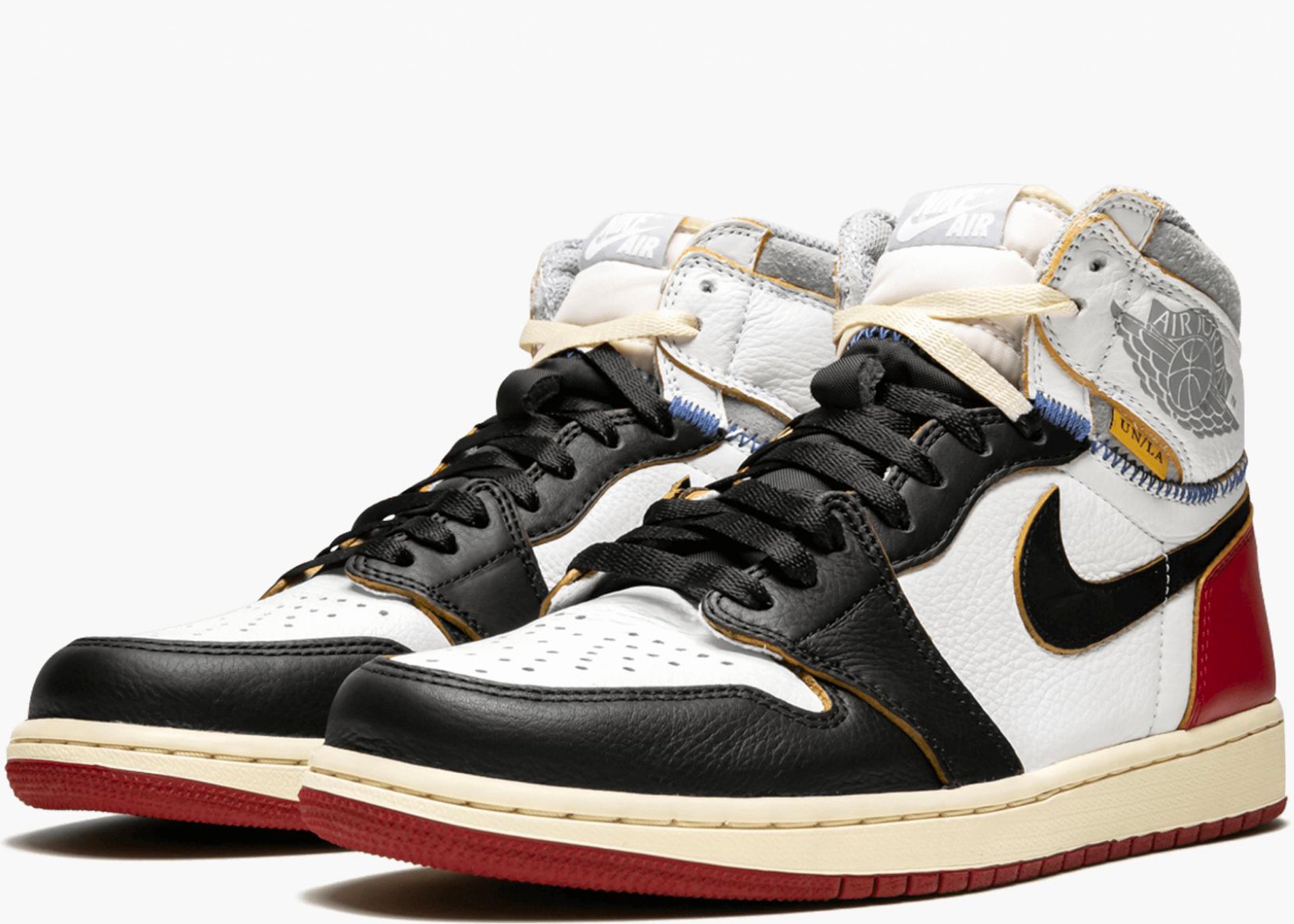  NIKE AIR JORDAN 1 RETRO HIGH UNION LOS ANGELES BLACK TOE BV1300-106 HYPE CLOTHINGA LIMITED EDITION