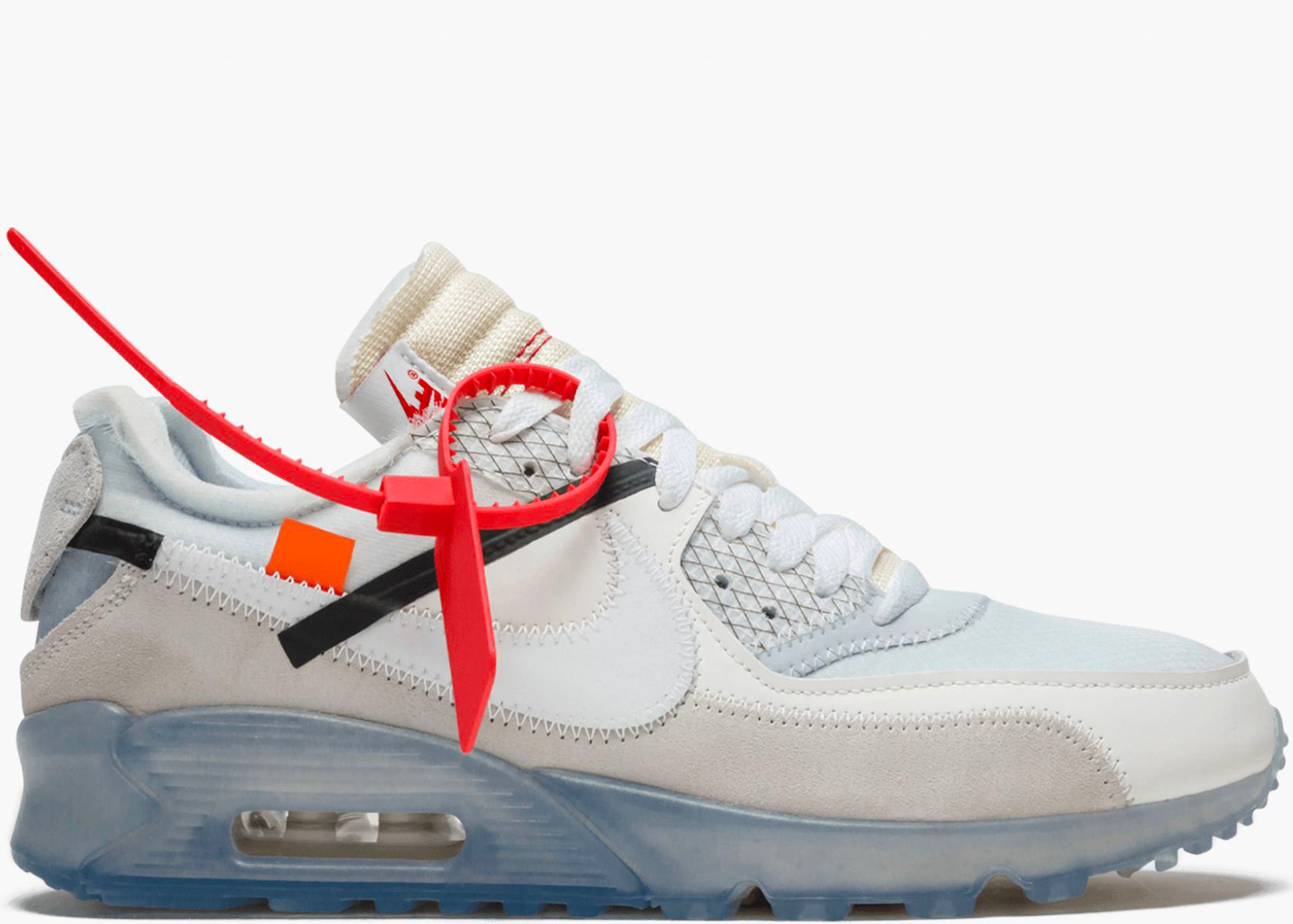 NIKE AIR MAX 90 OFF-WHITE OG AA7293-100 HYPE CLOTHINGA LIMITED EDITION