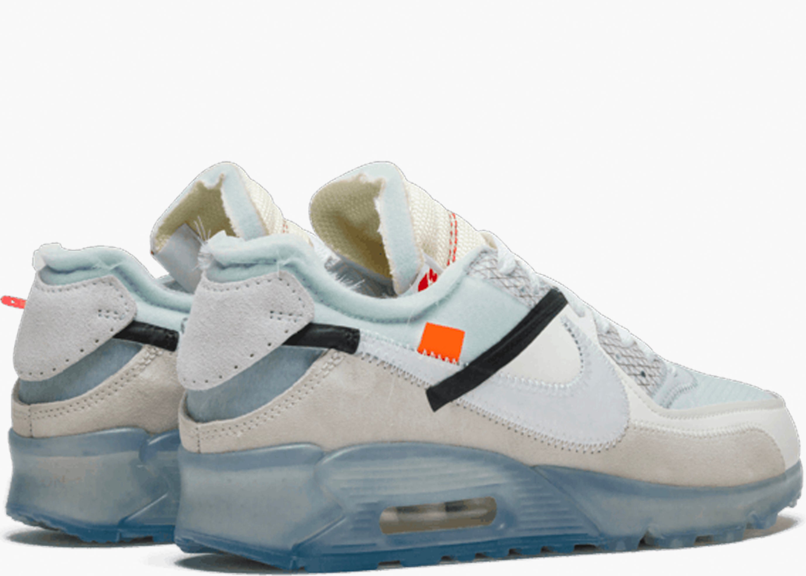 NIKE AIR MAX 90 OFF-WHITE OG AA7293-100 HYPE CLOTHINGA LIMITED EDITION