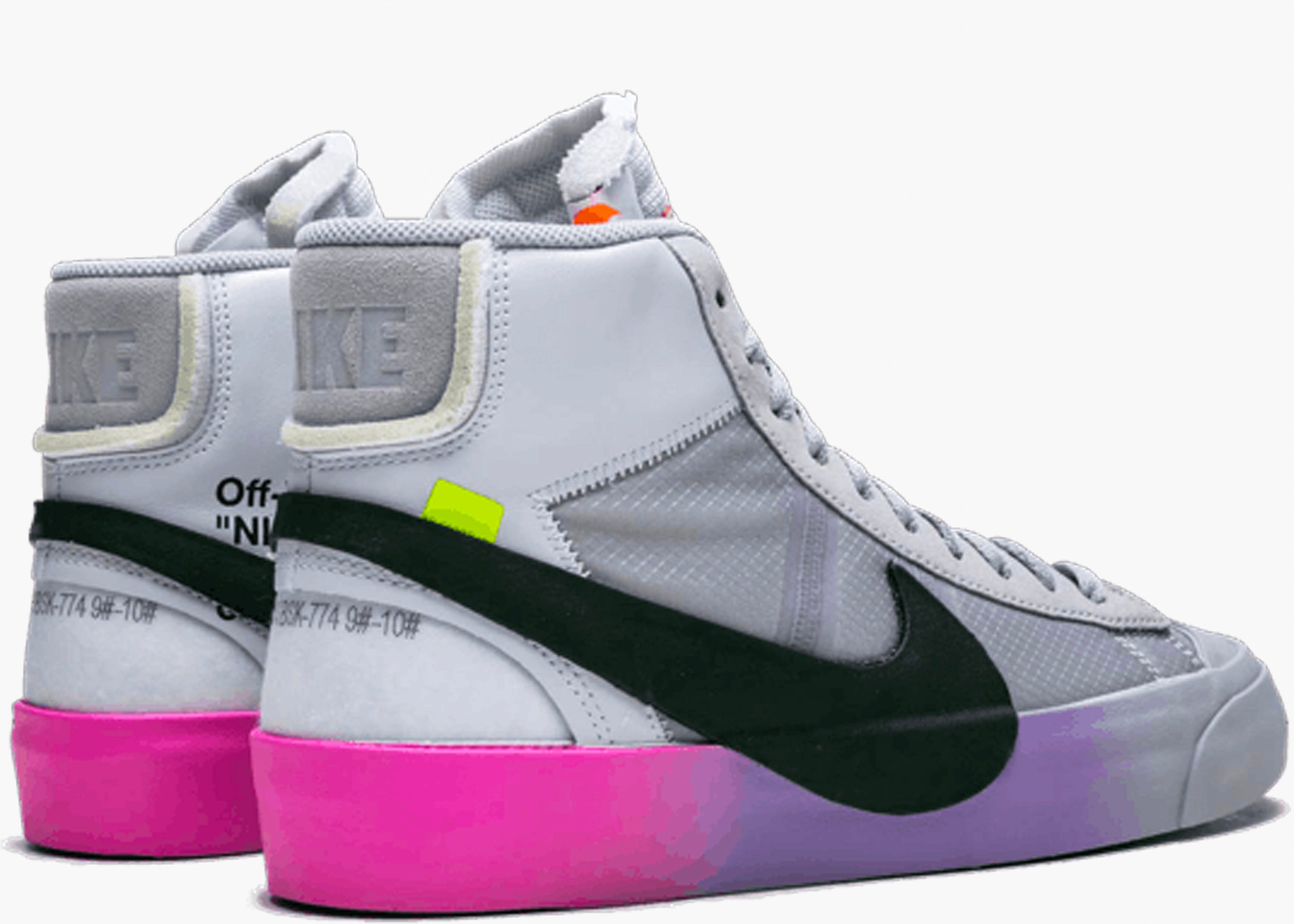 NIKE BLAZER MID X OFF-WHITE SERENA WILLIAMS AA3832-002 HYPE CLOTHINGA LIMITED EDITION 