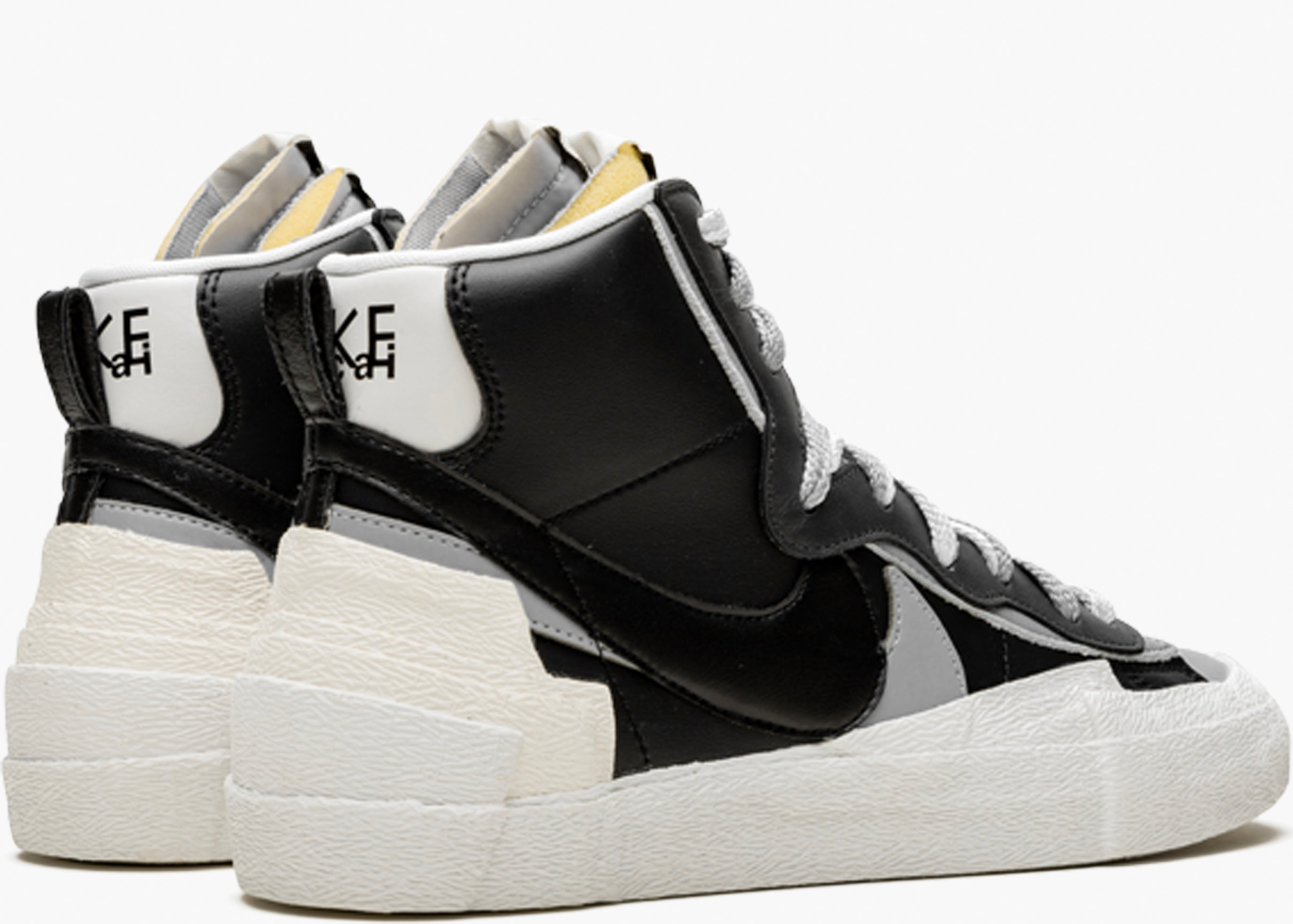 NIKE BLAZER MID X SACAI BLACK/GREY BV0072-002 HYPE CLOTHINGA LIMITED EDITION