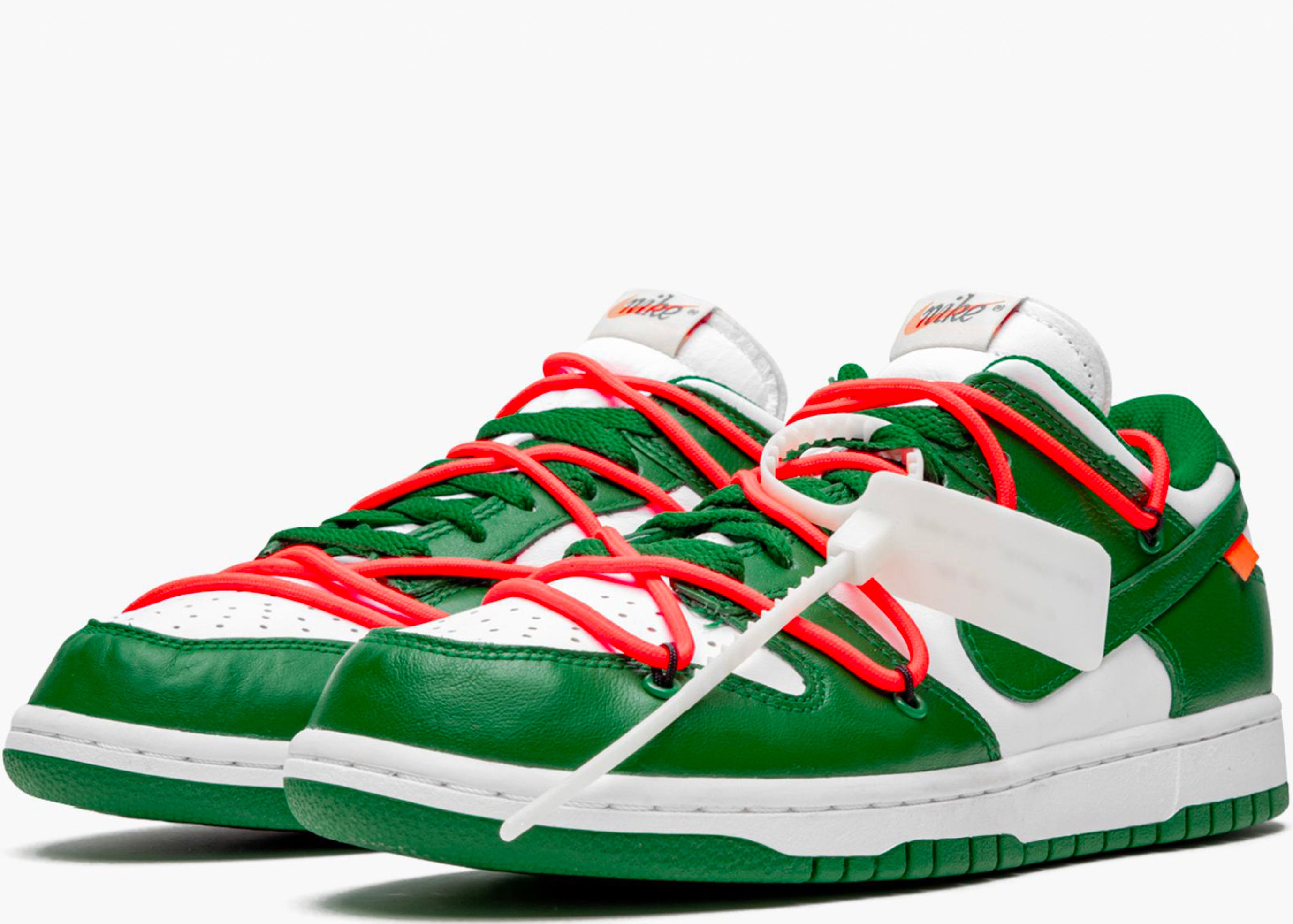 NIKE DUNK LOW X OFF-WHITE PINE GREEN CT0856-100 HYPE CLOTHINGA LIMITED EDITION