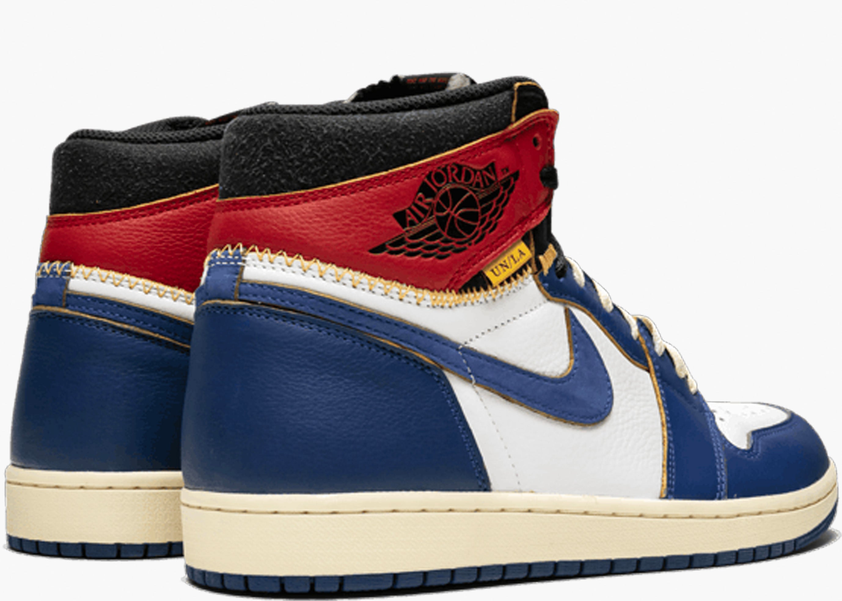 NIKE JORDAN 1 RETRO HIGH UNION LOS ANGELES BLUE TOE BV1300-146 HYPE CLOTHINGA LIMITED EDITION