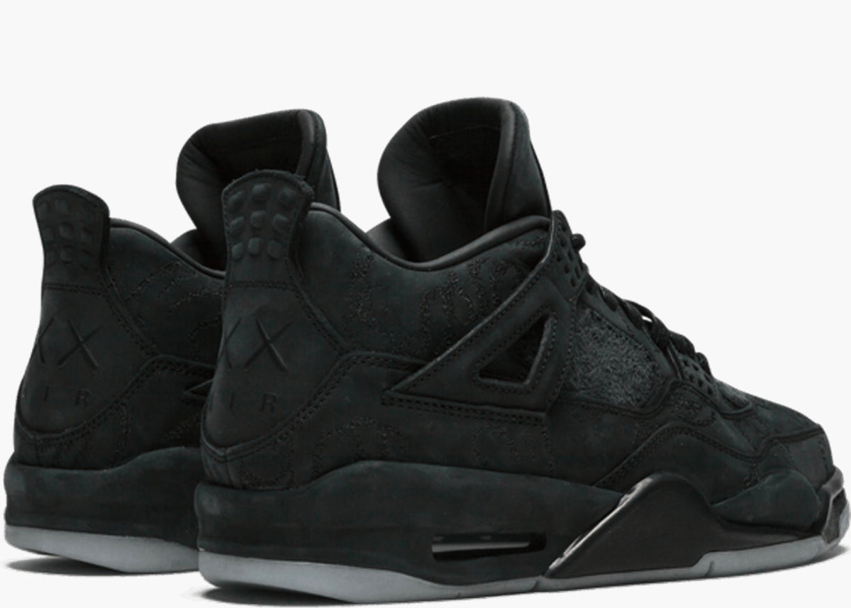  NIKE JORDAN 4 RETRO X KAWS BLACK 930155-001 HYPE CLOTHINGA LIMITED EDITION