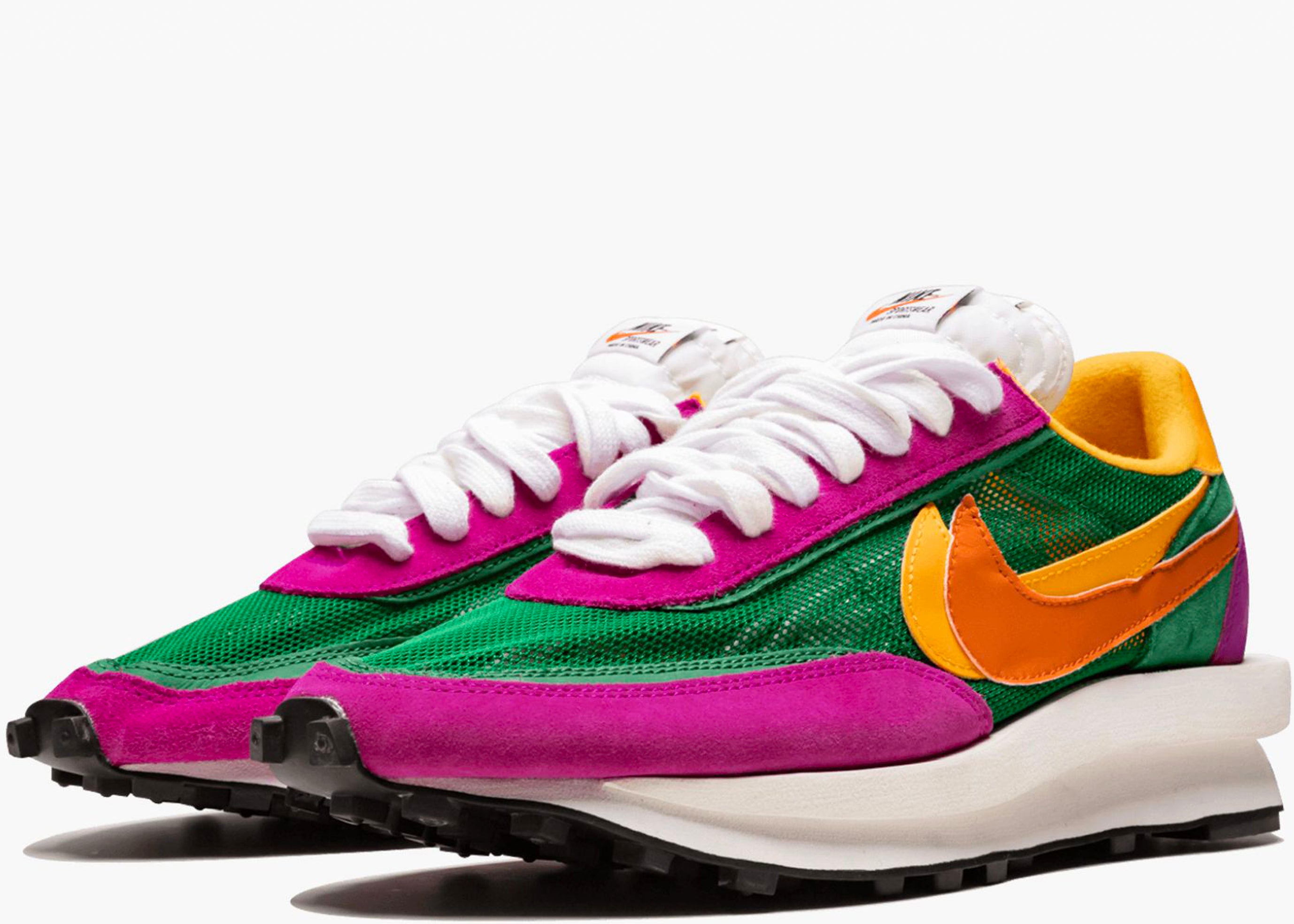 NIKE SACAI LD WAFFLE GREEN PURPLE BV0073-301 HYPE CLOTHINGA LIMITED EDITION