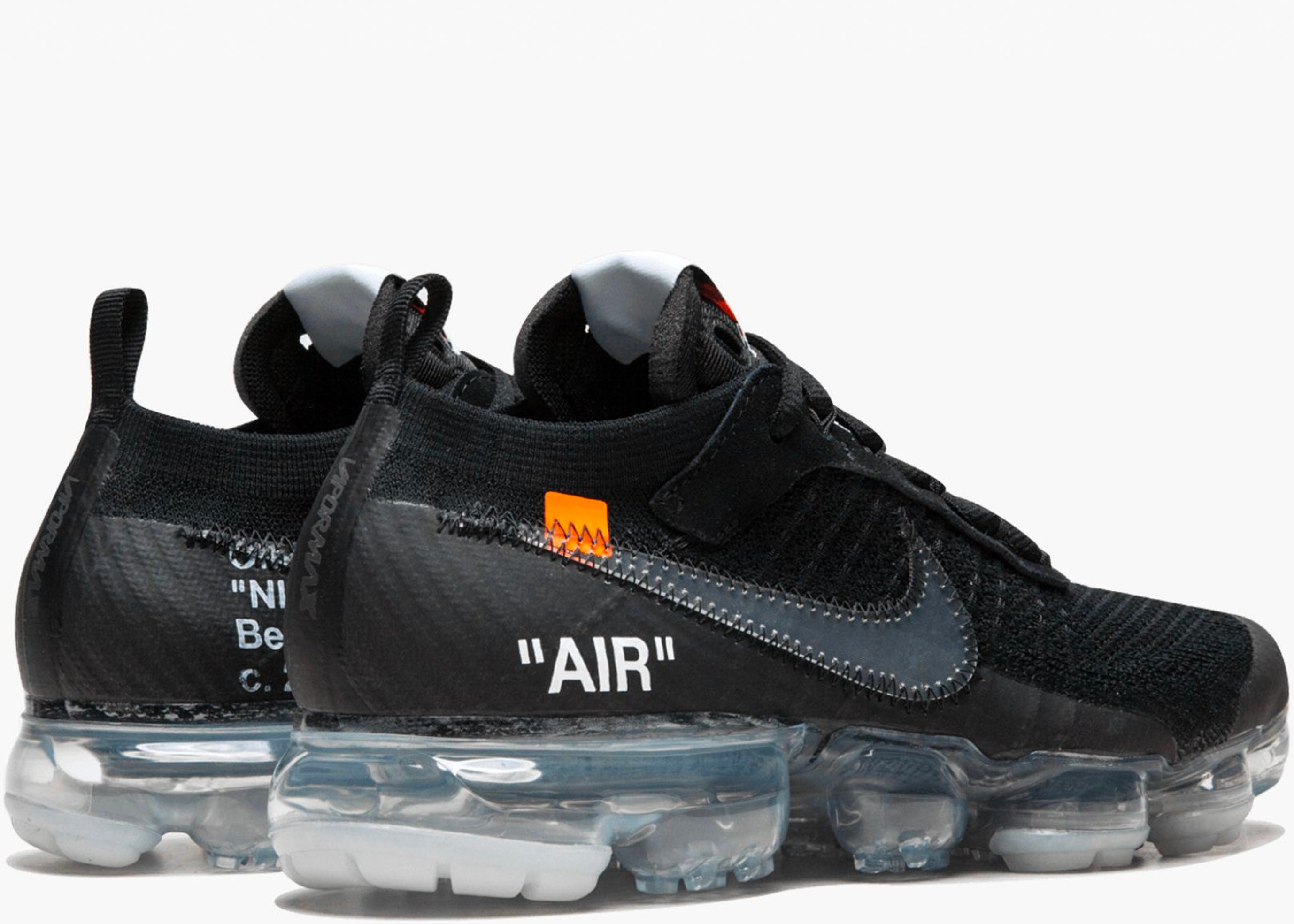 NIKE VAPORMAX OFF-WHITE BLACK AA3831-002 HYPE CLOTHINGA LIMITED EDITION