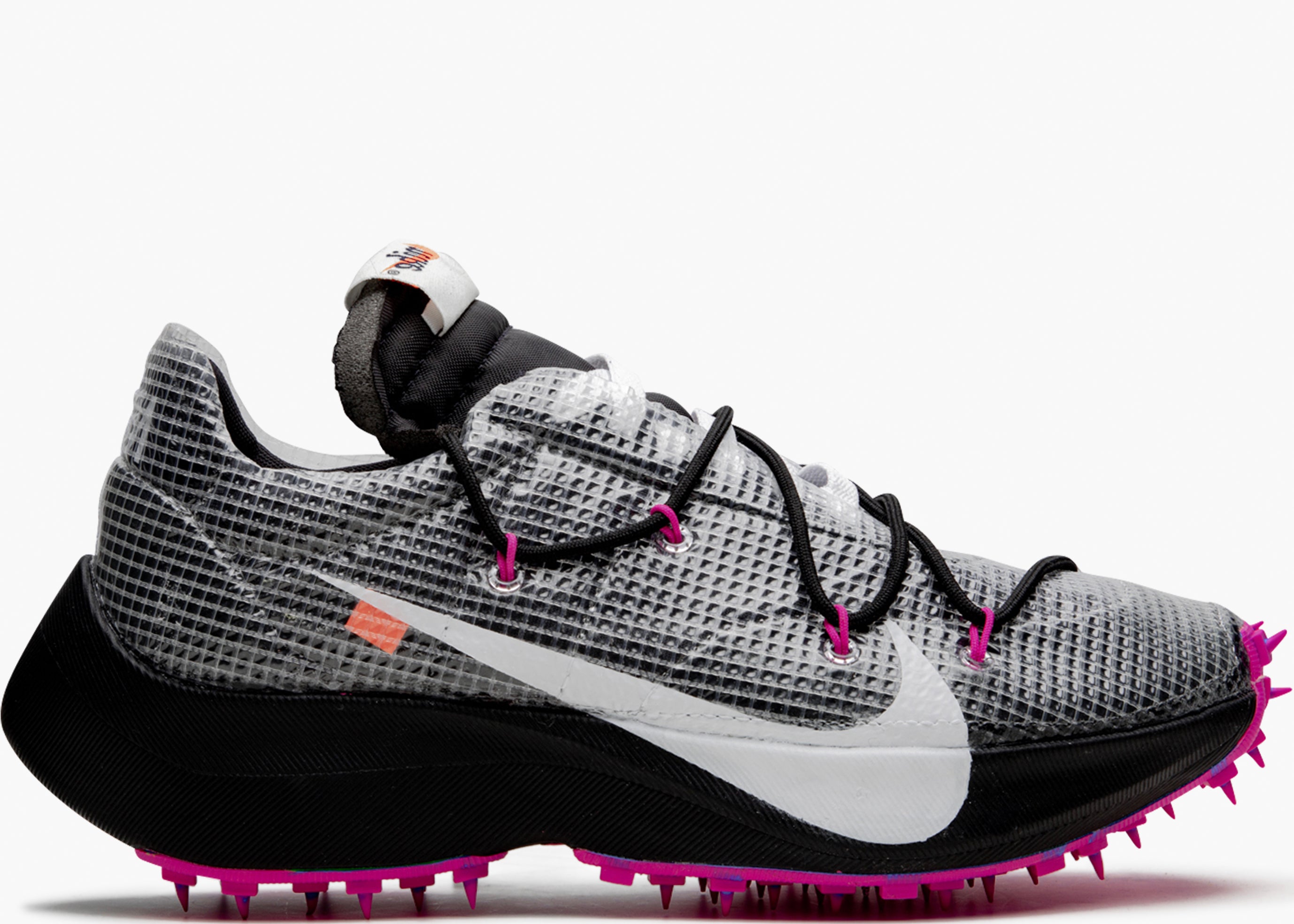 NIKE VAPOR STREET OFF-WHITE BLACK LASER FUCHSIA CD8178-001 HYPE CLOTHINGA LIMITED EDITION