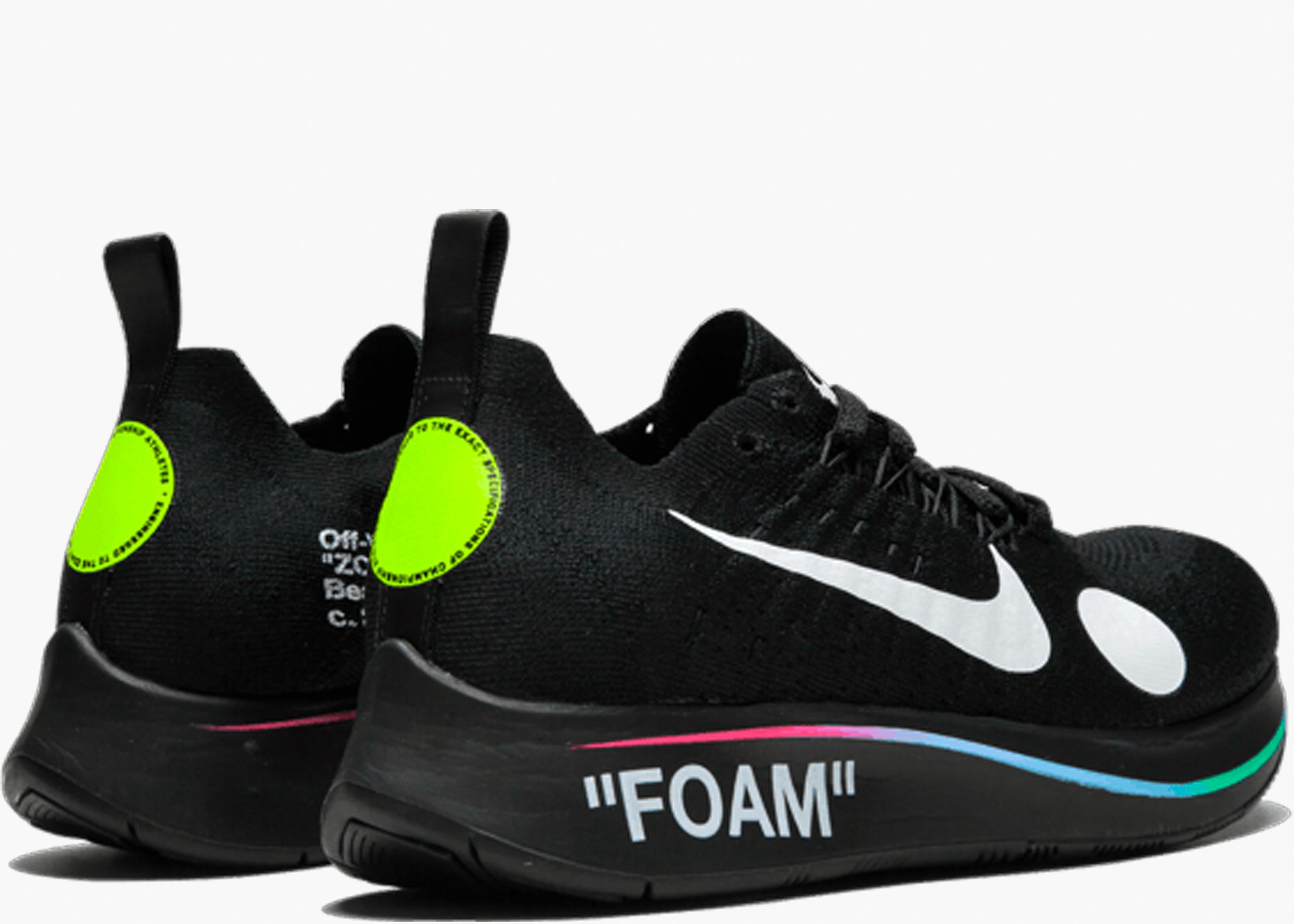 NIKE ZOOM FLY MERCURIAL FK OFF-WHITE BLACK AO2115-001 HYPE CLOTHINGA LIMITED EDITION