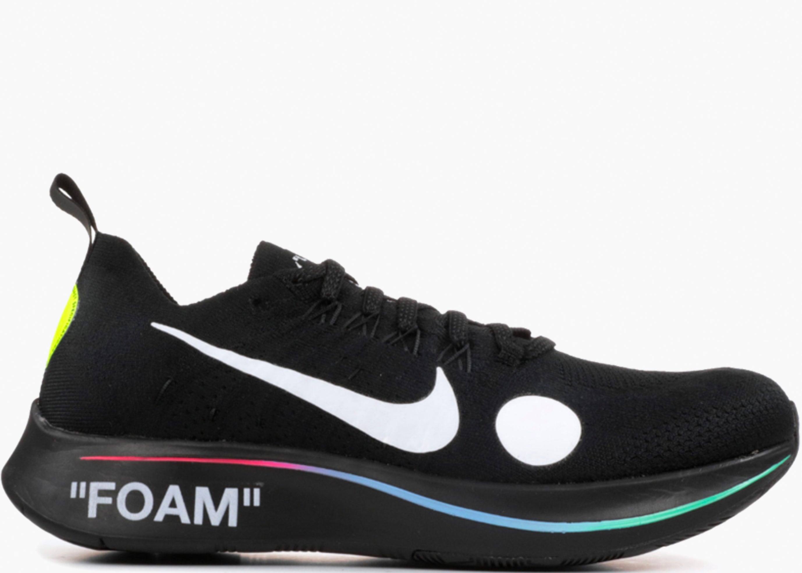 NIKE ZOOM FLY MERCURIAL FK OFF-WHITE BLACK AO2115-001 HYPE CLOTHINGA LIMITED EDITION