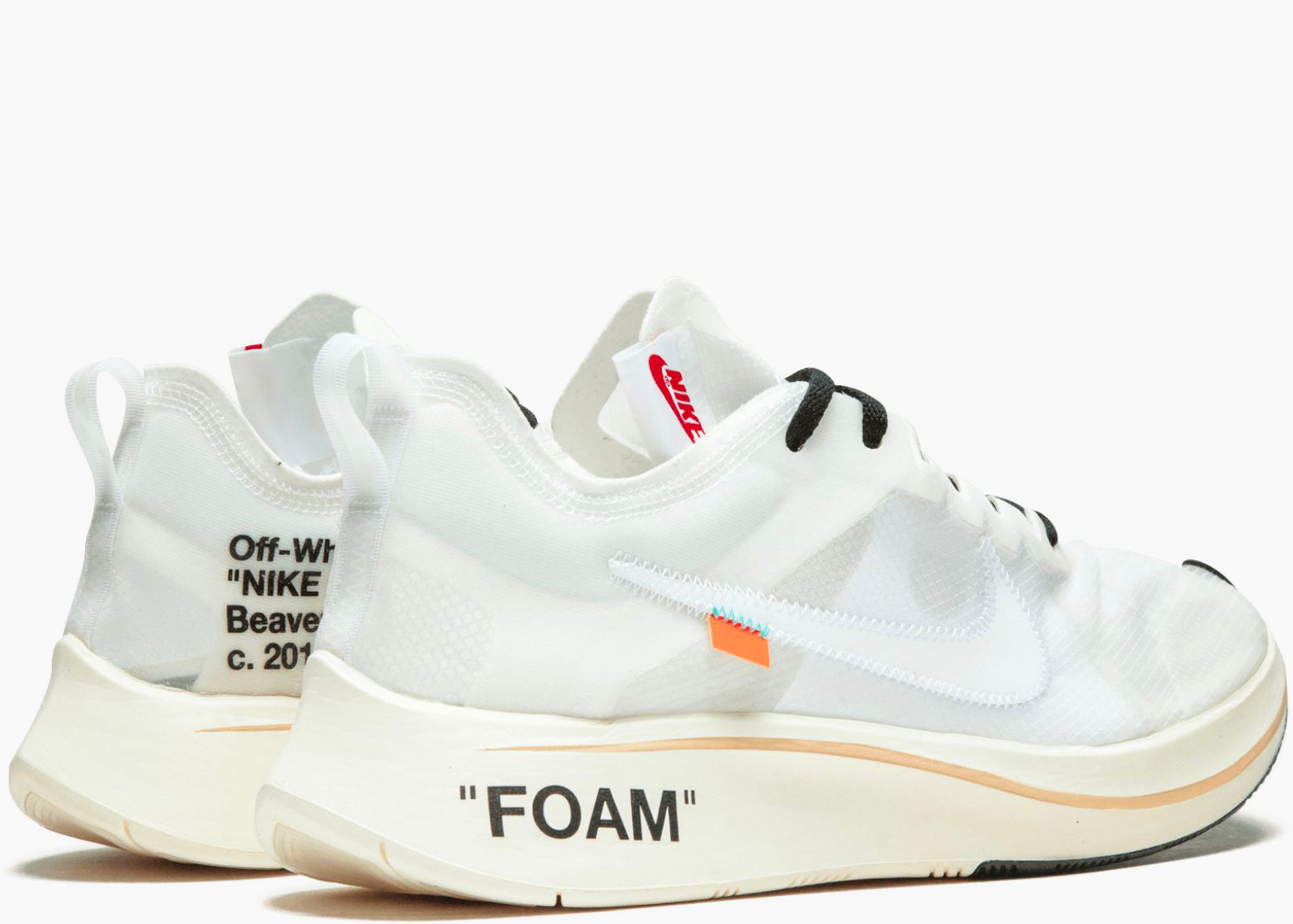 NIKE ZOOM FLY X OFF-WHITE OG AJ4588-100 HYPE CLOTHINGA LIMITED EDITION