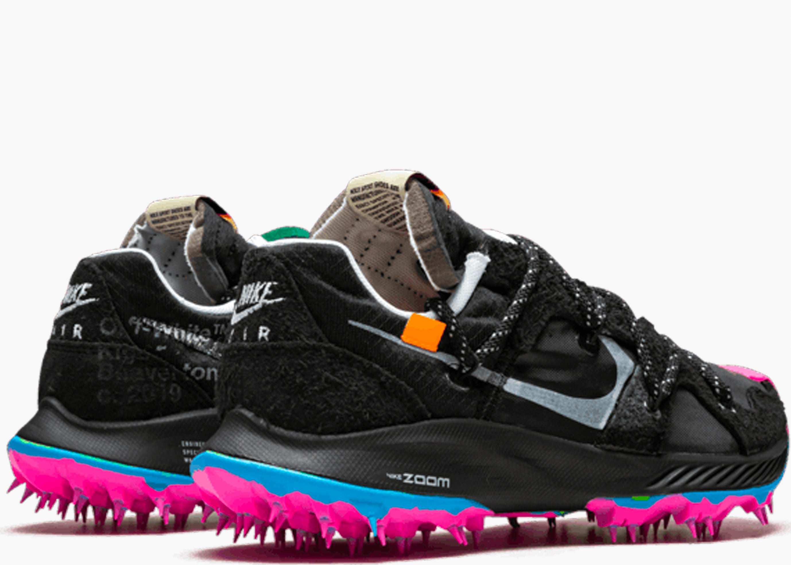  NIKE ZOOM TERRA KIGER 5 X OFF-WHITE W BLACK CD8179-001 HYPE CLOTHINGA LIMITED EDITION
