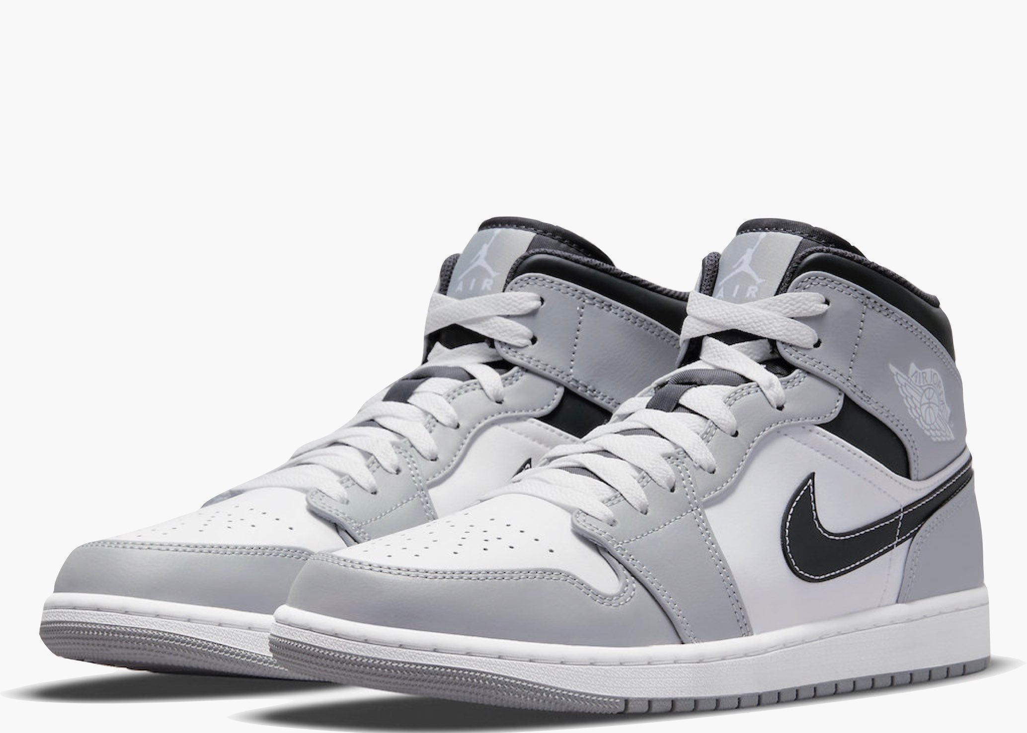 NIke Air Jordan 1 Mid Light Smoke Grey Anthracite Hype Clothinga Limited Edition