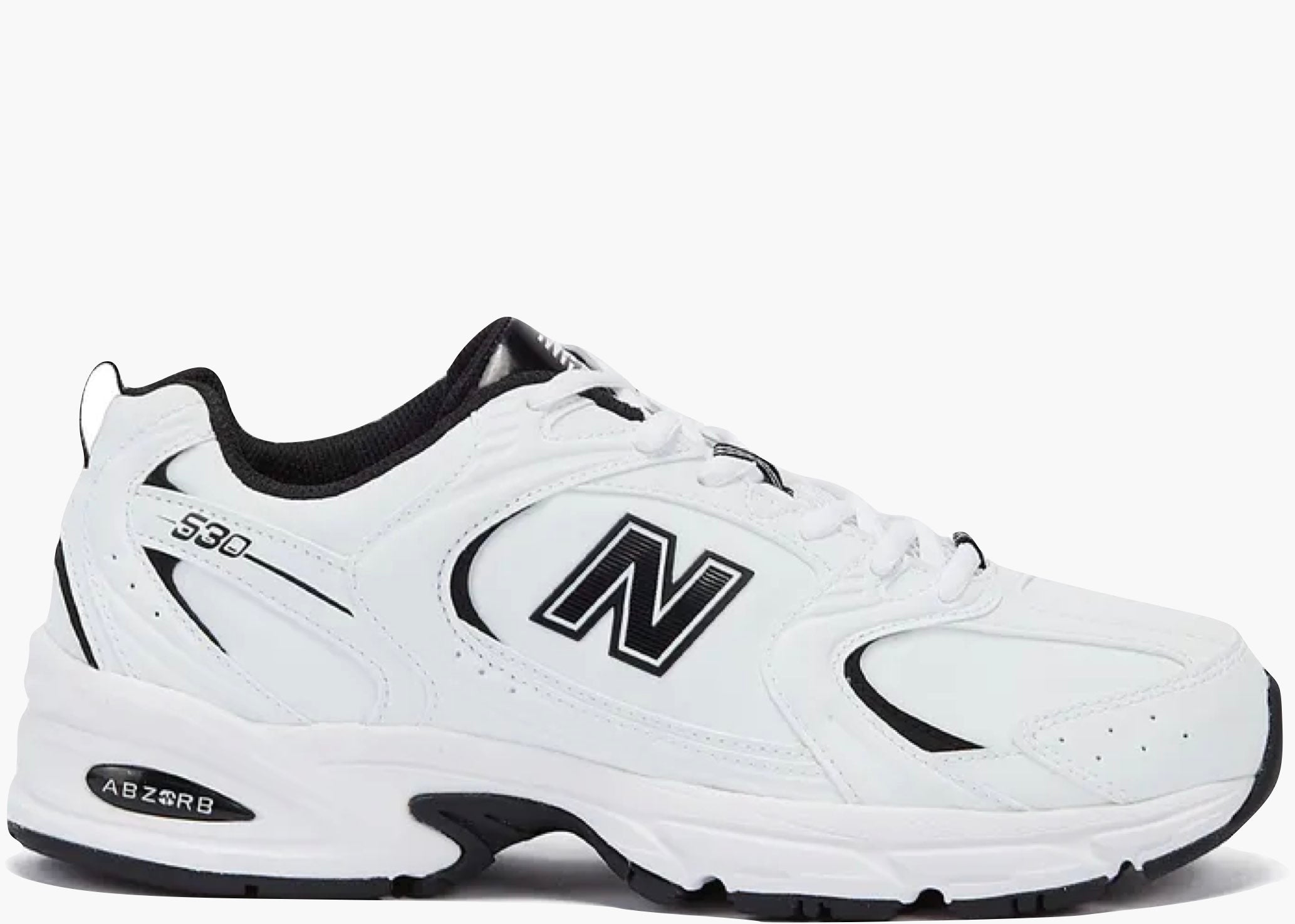 New Balance 530 White Black Leather Hype Clothinga Limited Edition