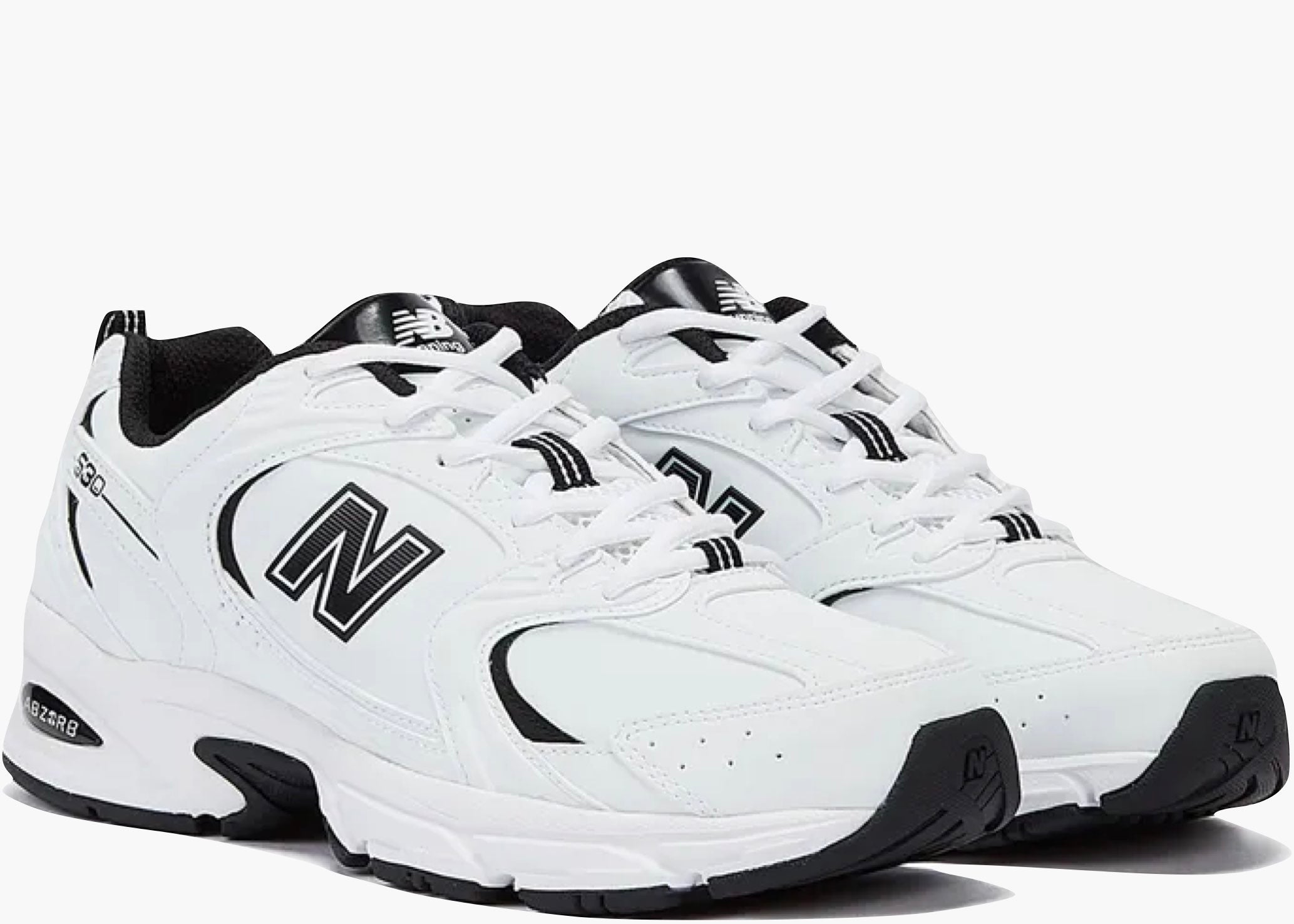 New Balance 530 White Black Leather Hype Clothinga Limited Edition