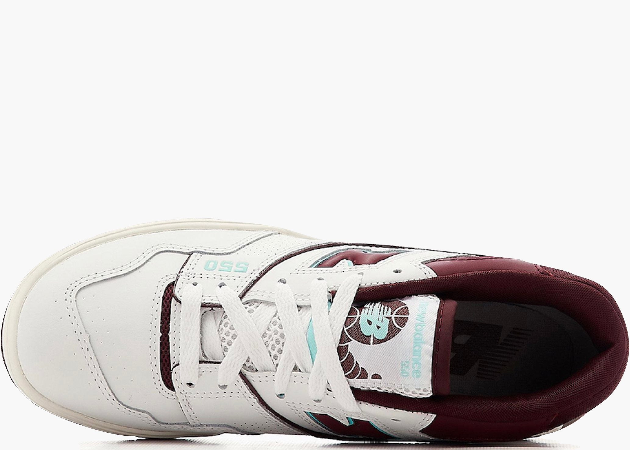 New Balance 550 Burgundy Cyan Hype Clothinga Limited Edition