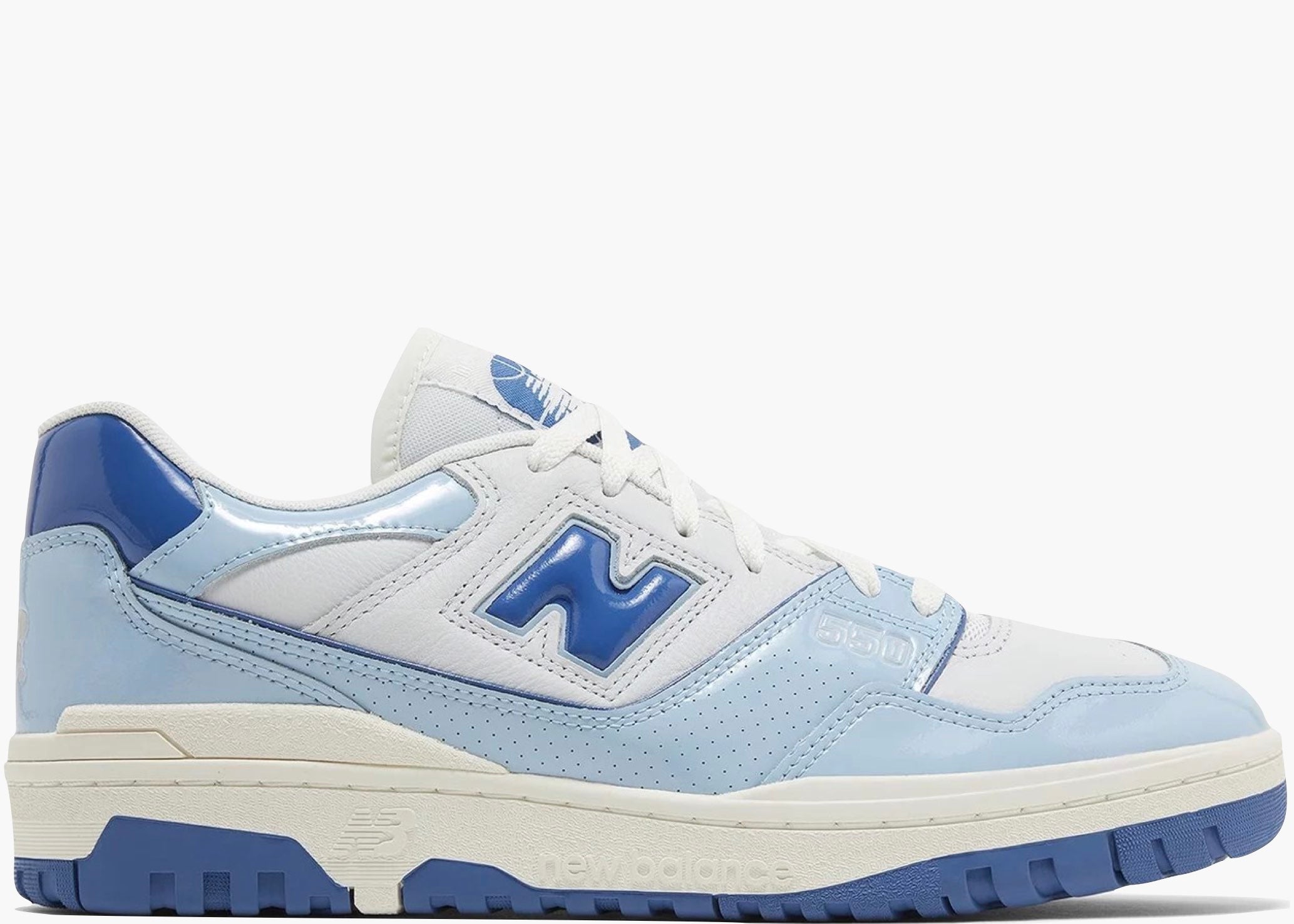 New Balance 550 Chrome Blue Patent BB550YKE Hype Clothinga Limited Edition