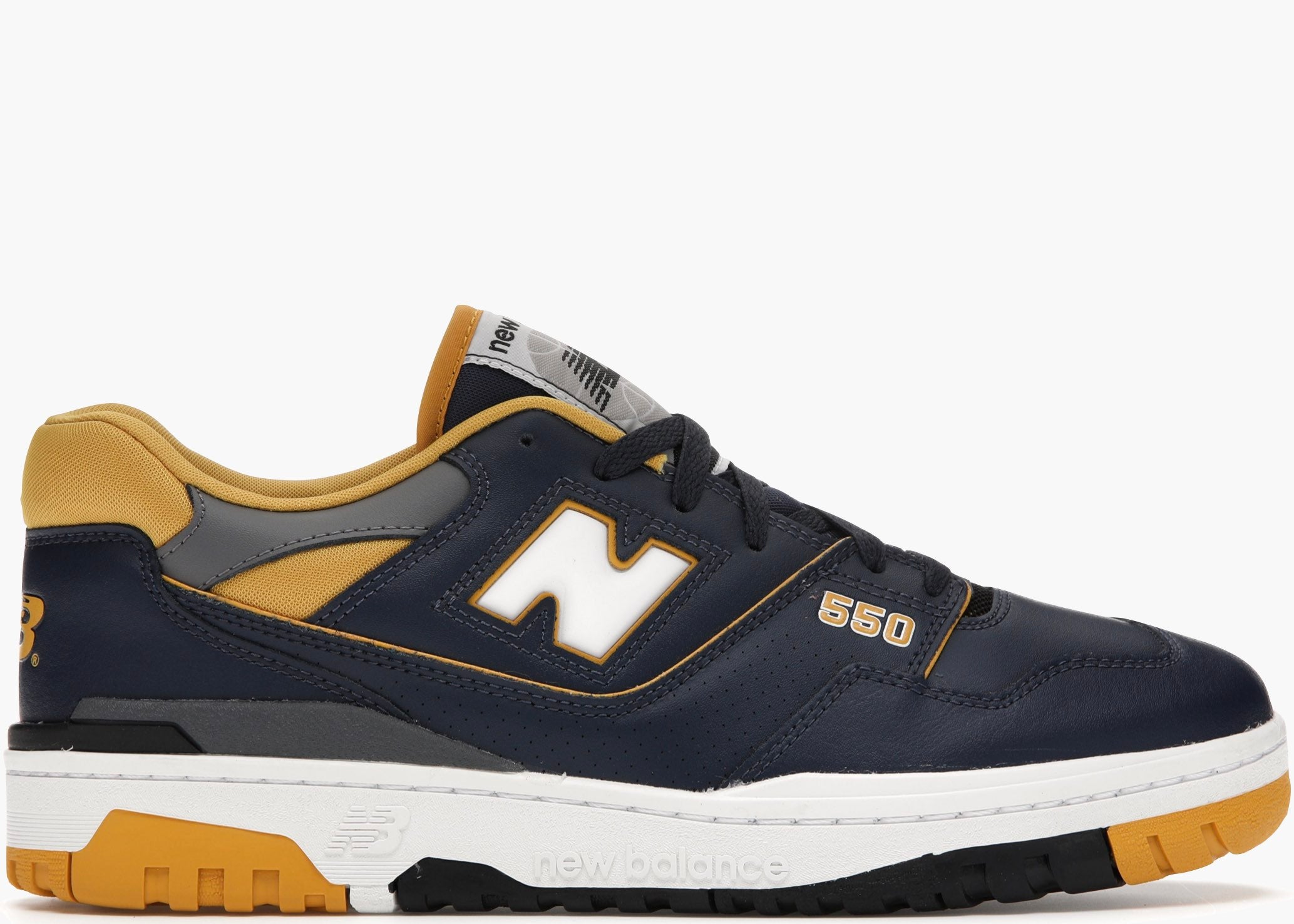 New Balance 550 Navy Gold
