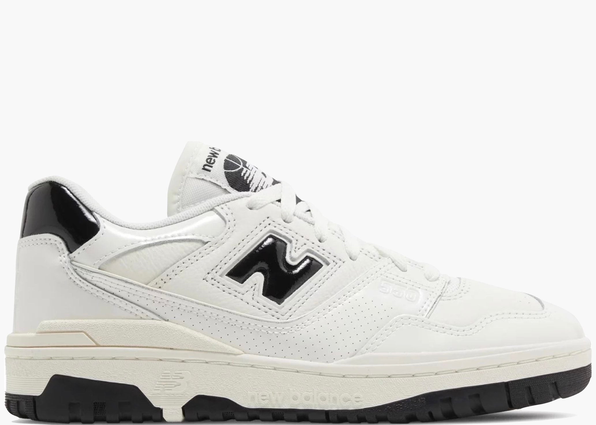 New Balance 550 Sea Salt Black Patent BB550YKF Hype Clothinga Limited Edition