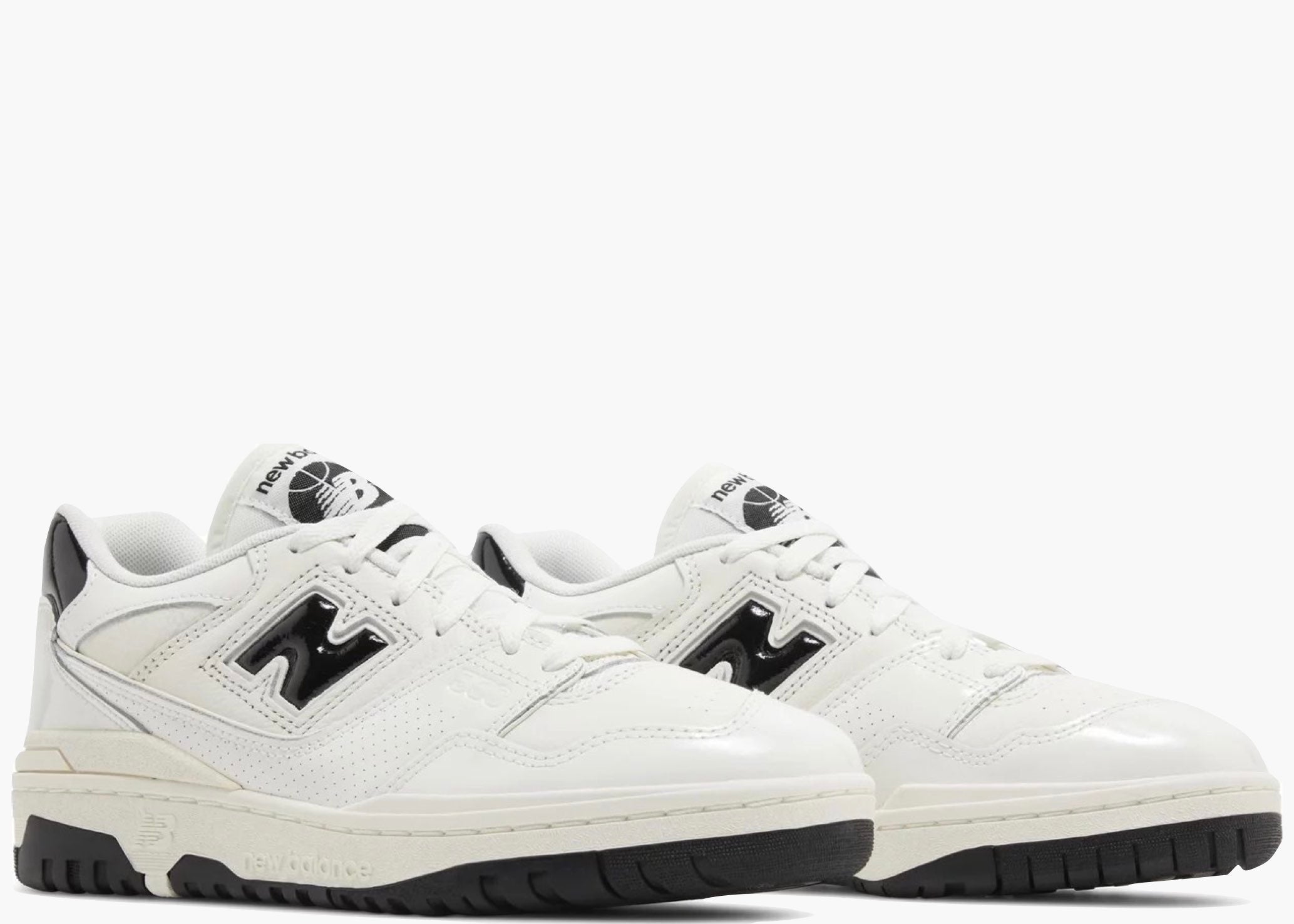 New Balance 550 Sea Salt Black Patent BB550YKF Hype Clothinga Limited Edition