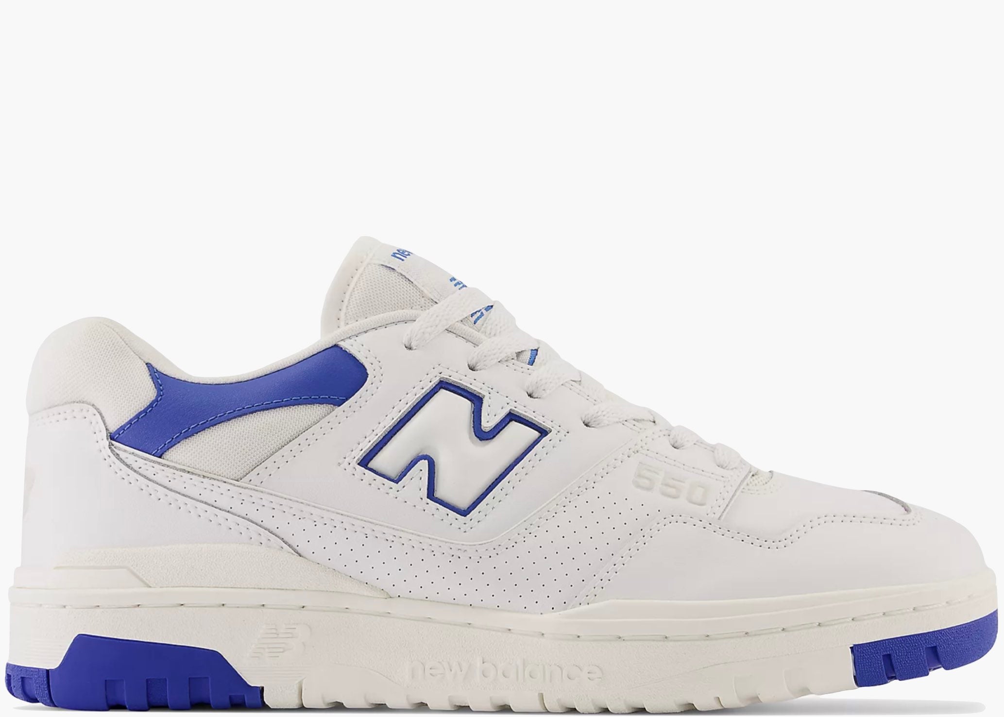New Balance 550 White Cobalt Blue BB550SWC Hype Clothinga Limited Edition