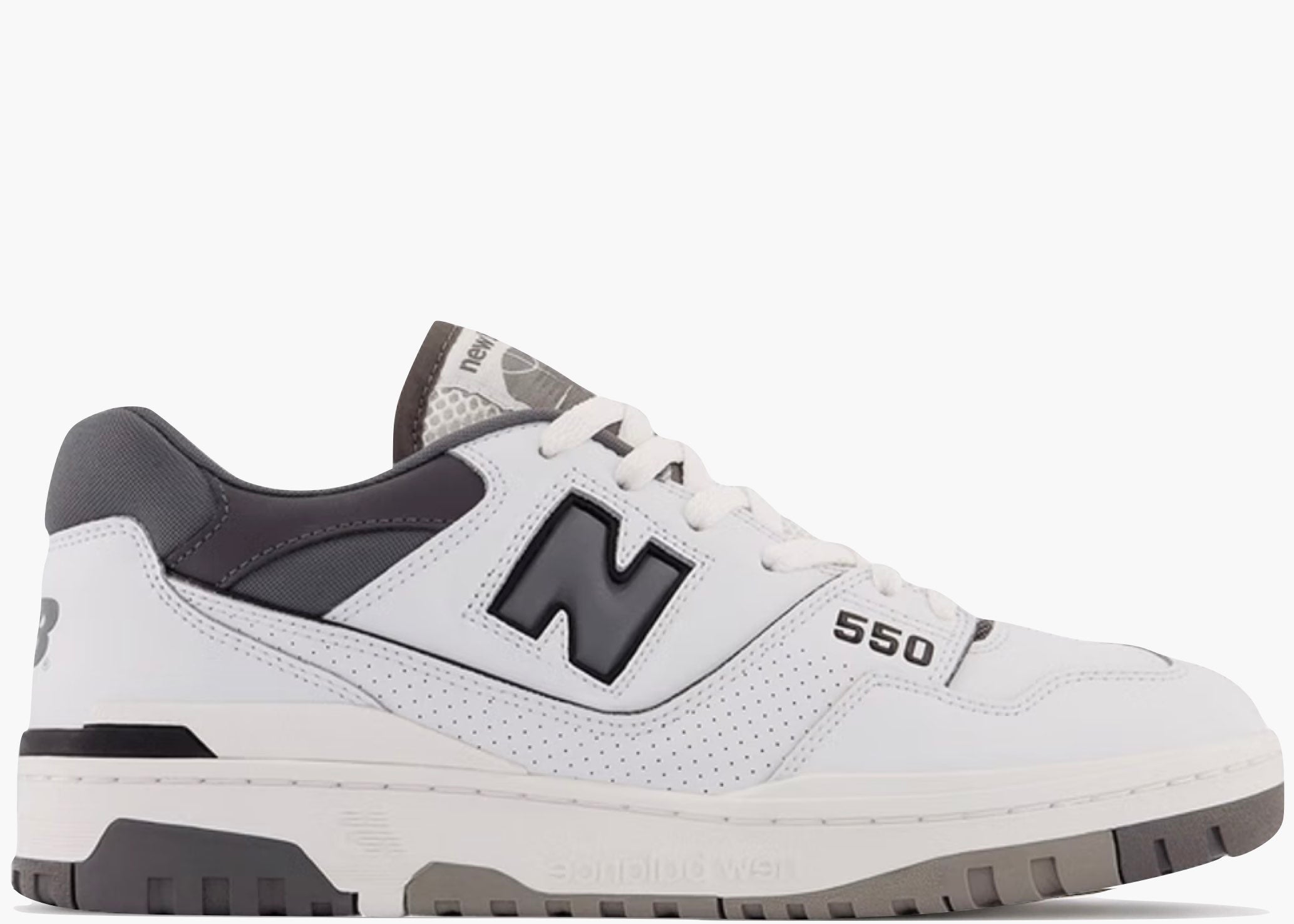 New Balance 550 White Grey Dark Grey Hype Clothinga Limited Edition