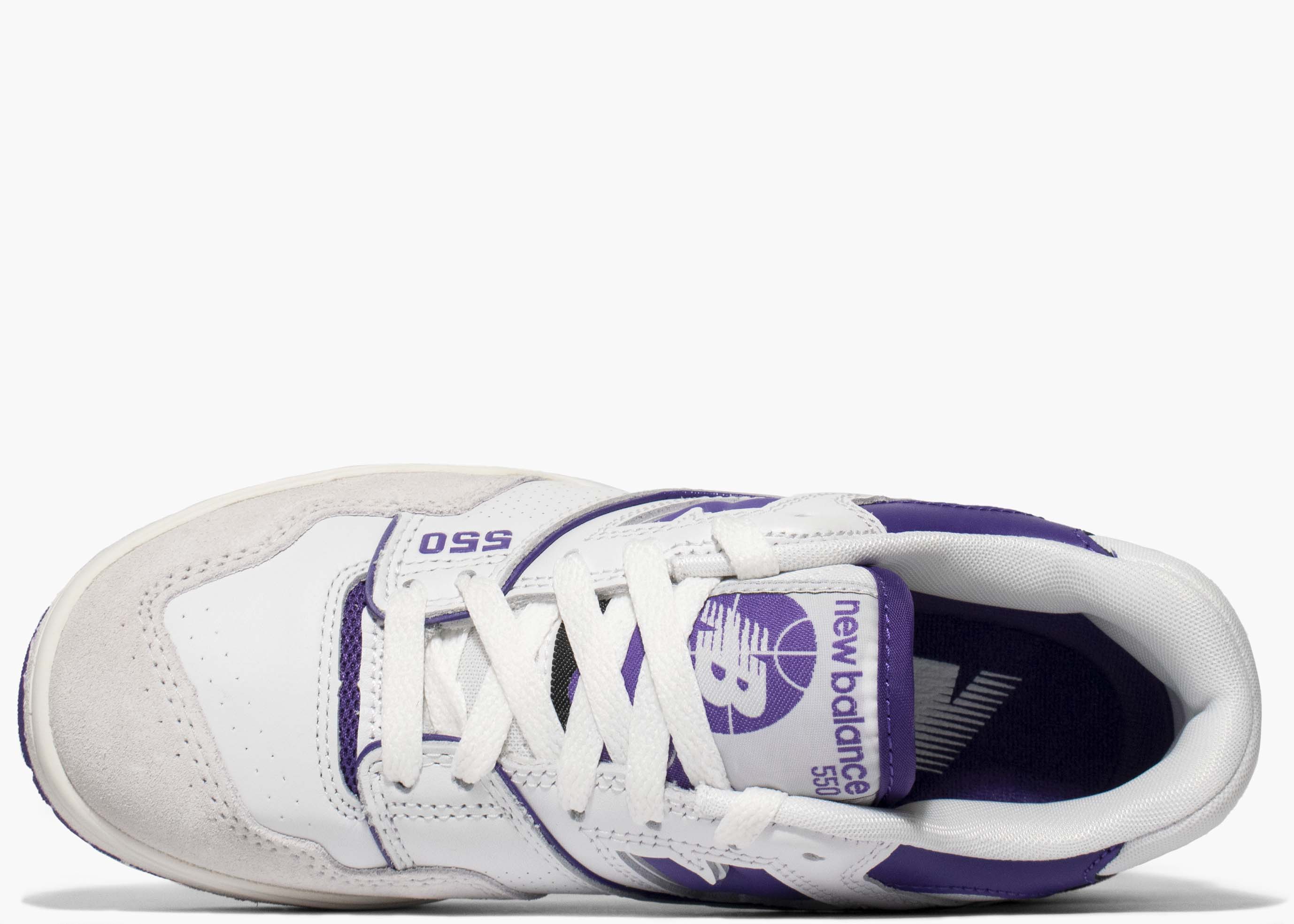 New Balance 550 White Purple Hype Clothinga Limited Edition