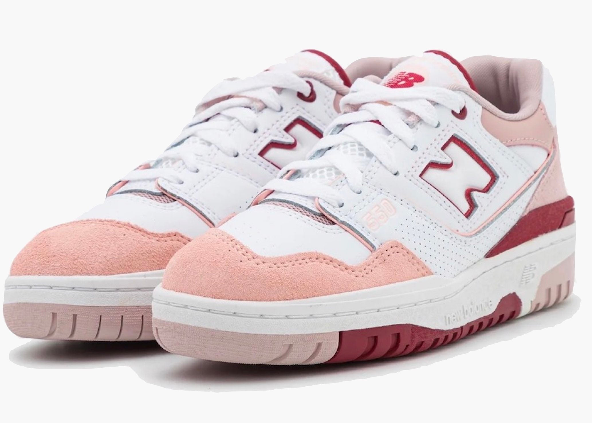 New Balance 550 White Scarlet (W) Hype Clothinga Limited Edition