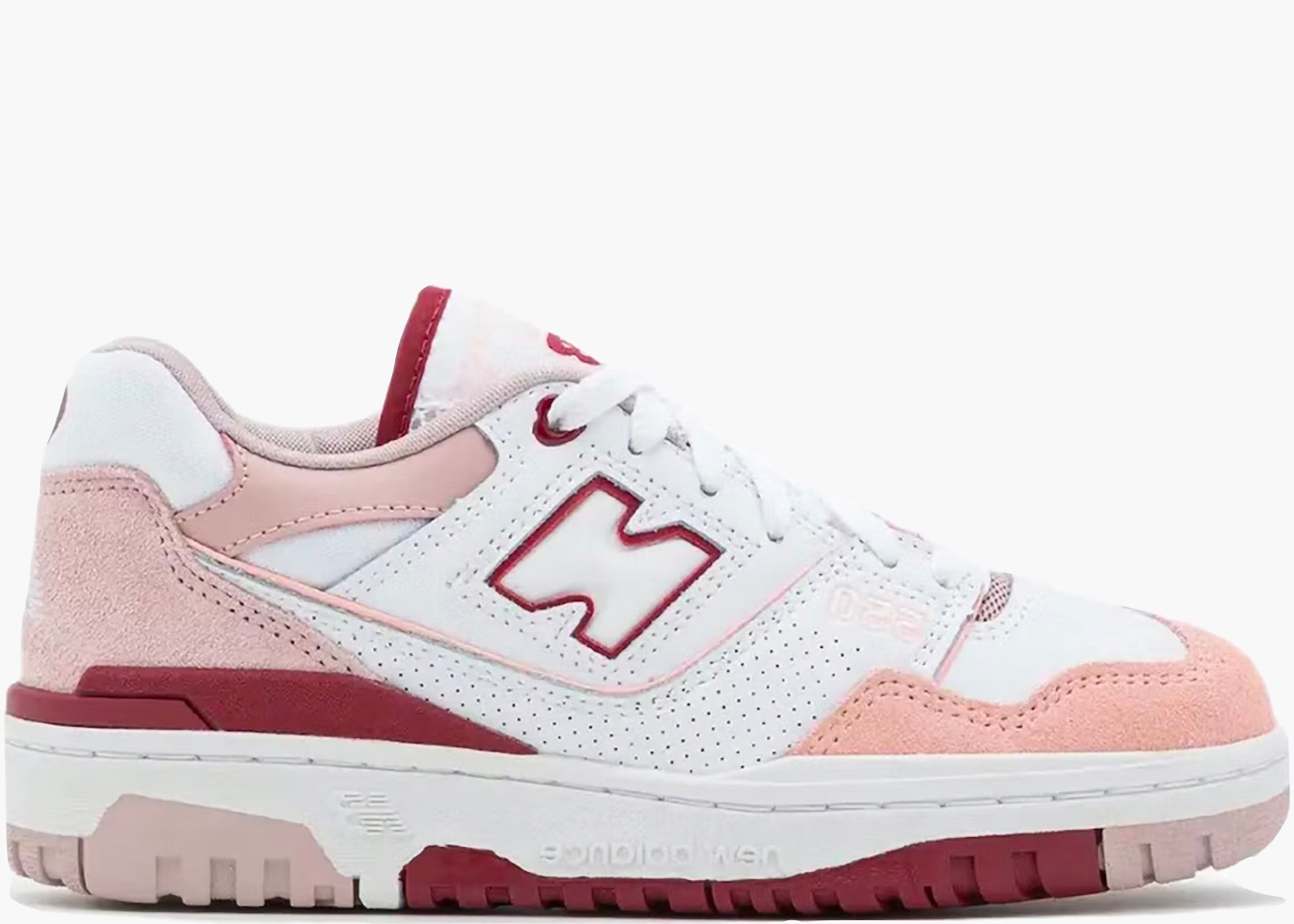 New Balance 550 White Scarlet (W) Hype Clothinga Limited Edition