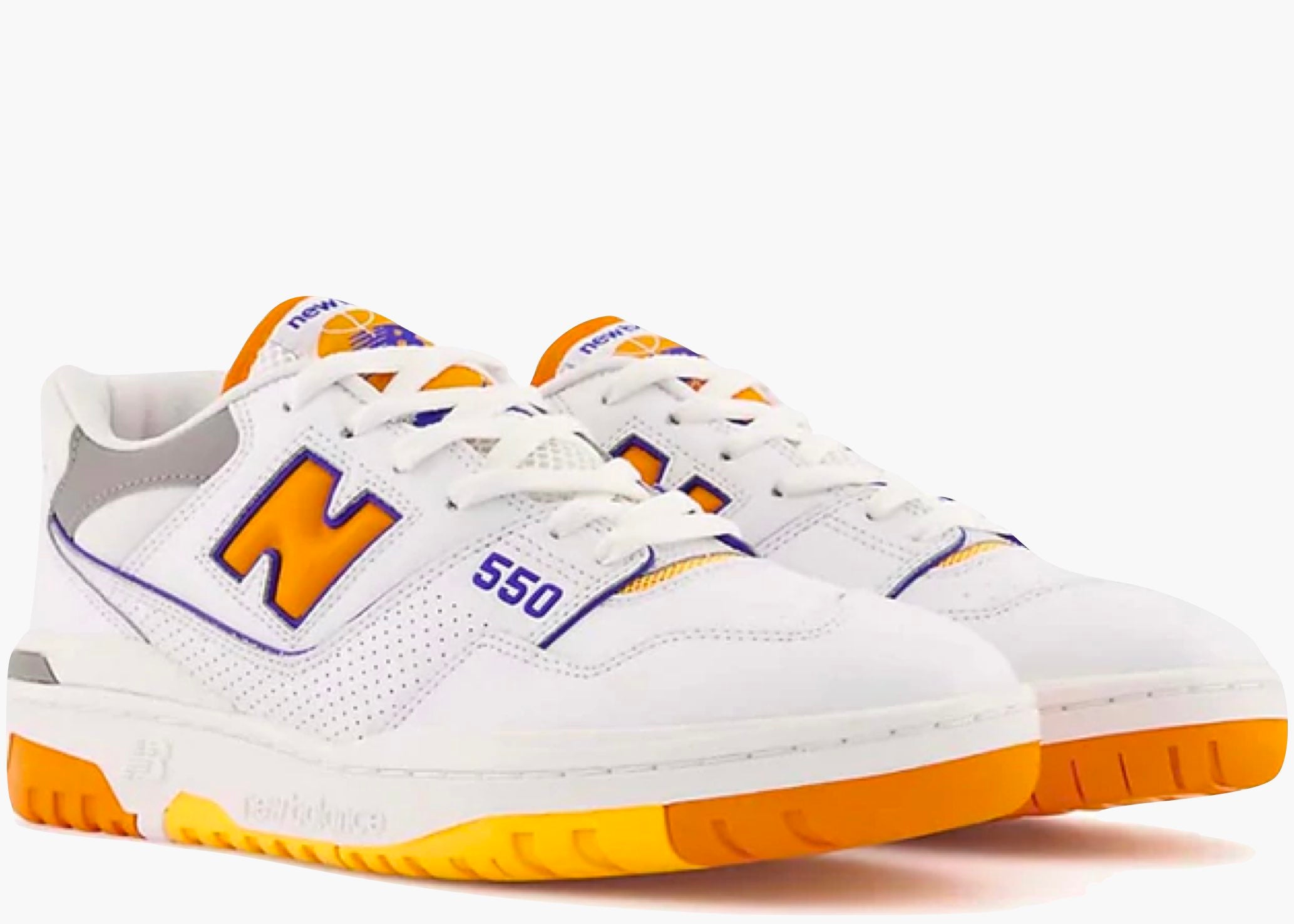 New Balance 550 White Vibrant Orange Hype Clothinga Limited Edition