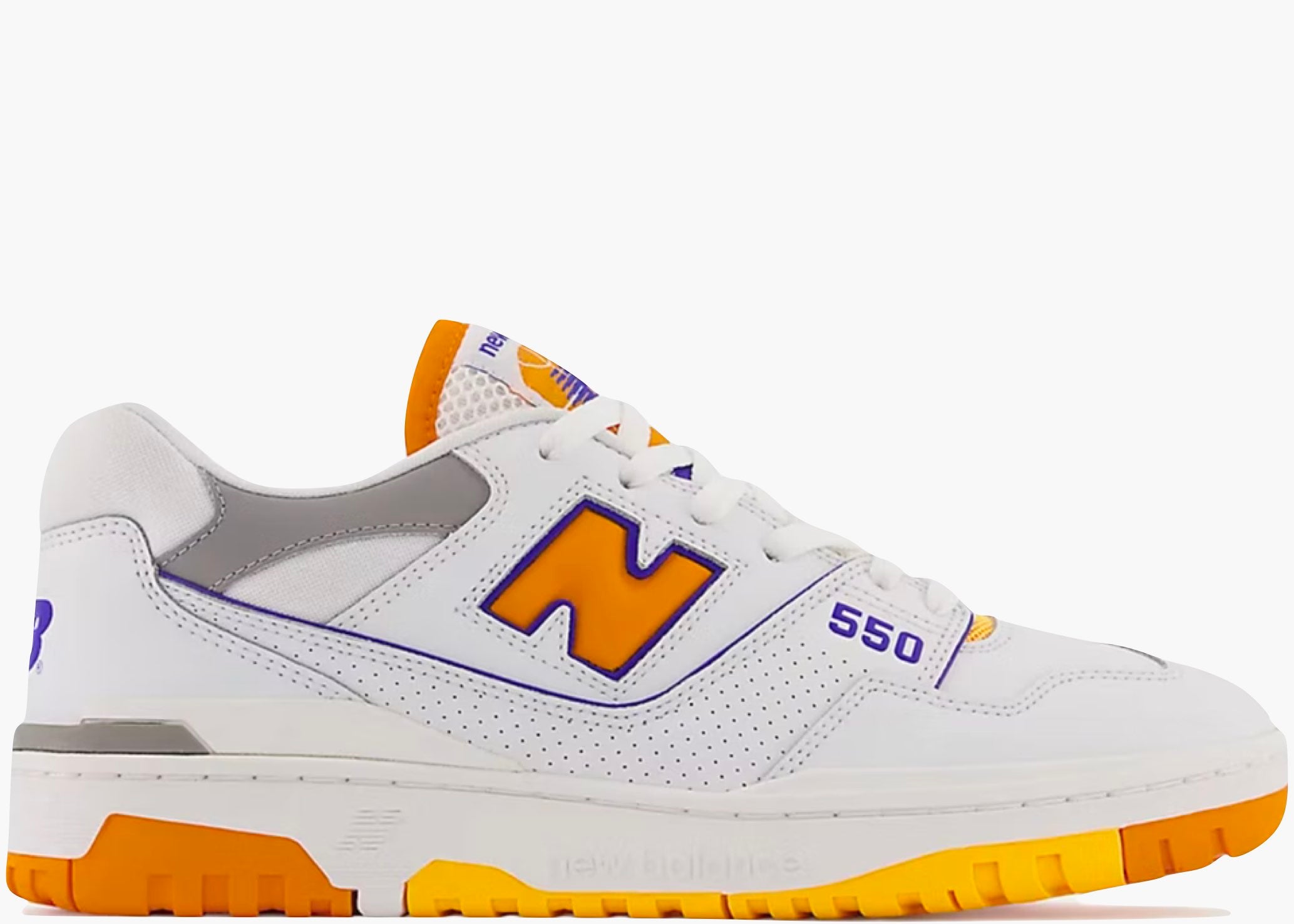New Balance 550 White Vibrant Orange Hype Clothinga Limited Edition