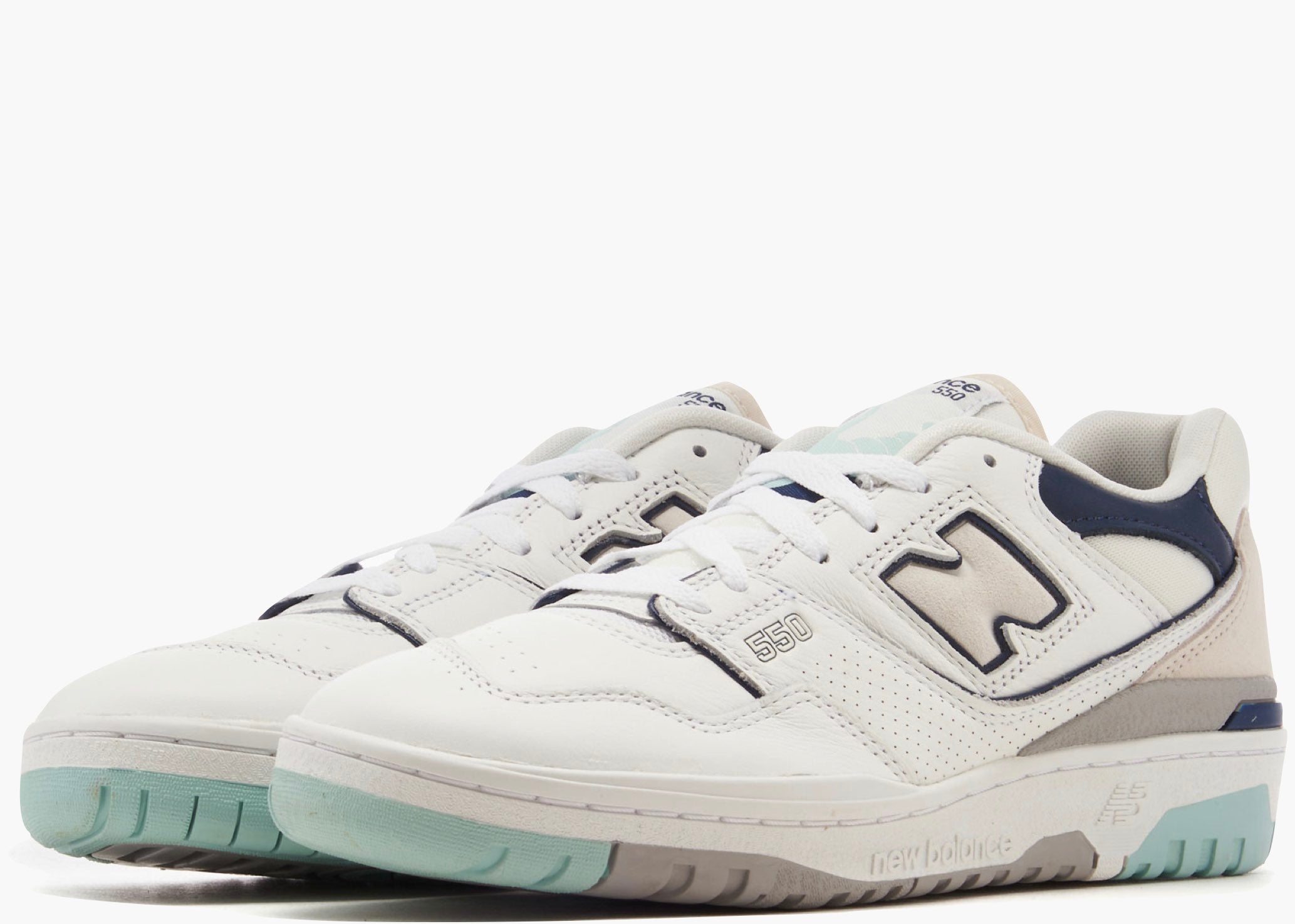 New Balance 550 White Winter Fog Navy BB550WCA Hype Clothinga Limited Edition