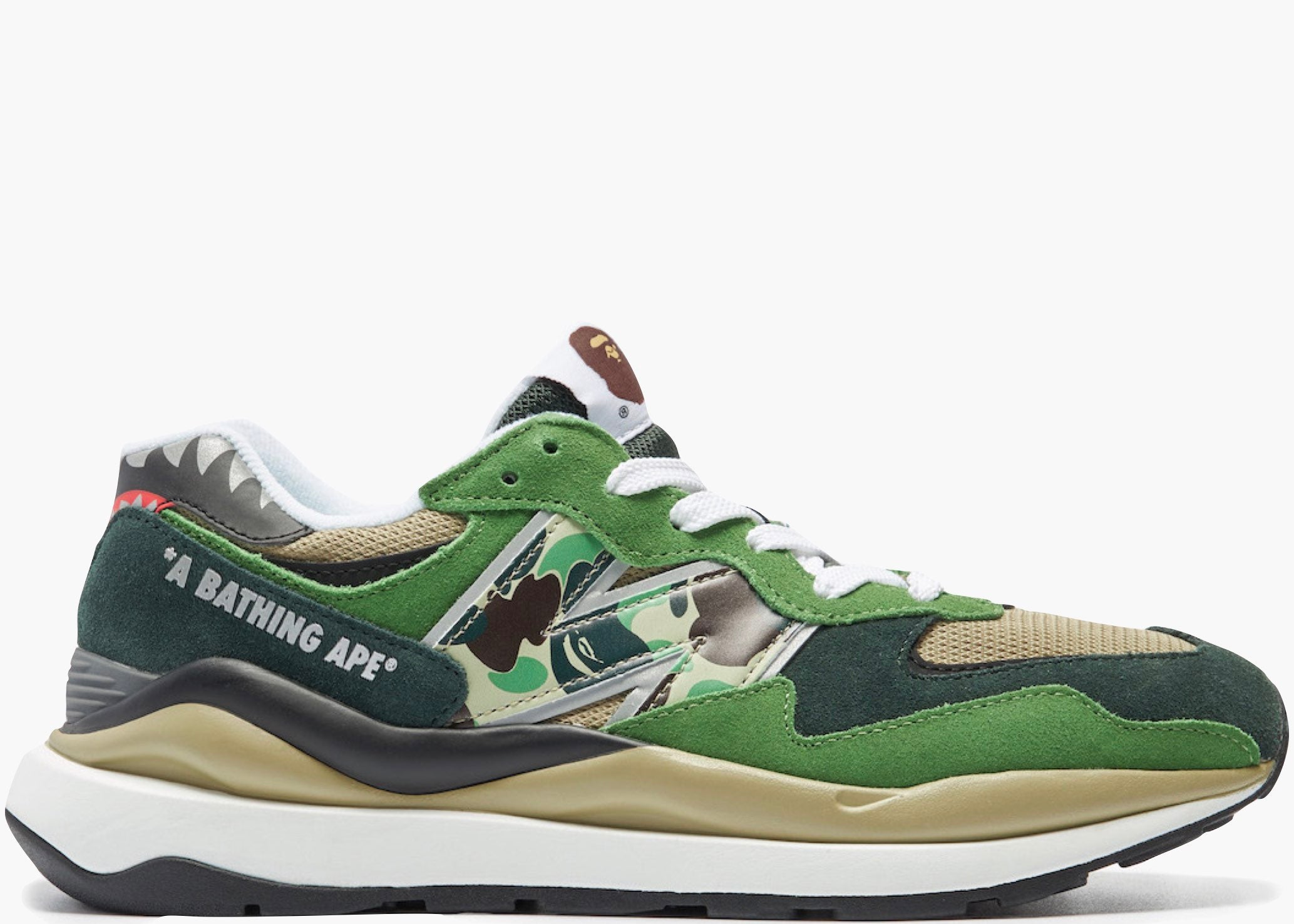 New Balance 57/40 BAPE Green Hype clothinga Limited Edition