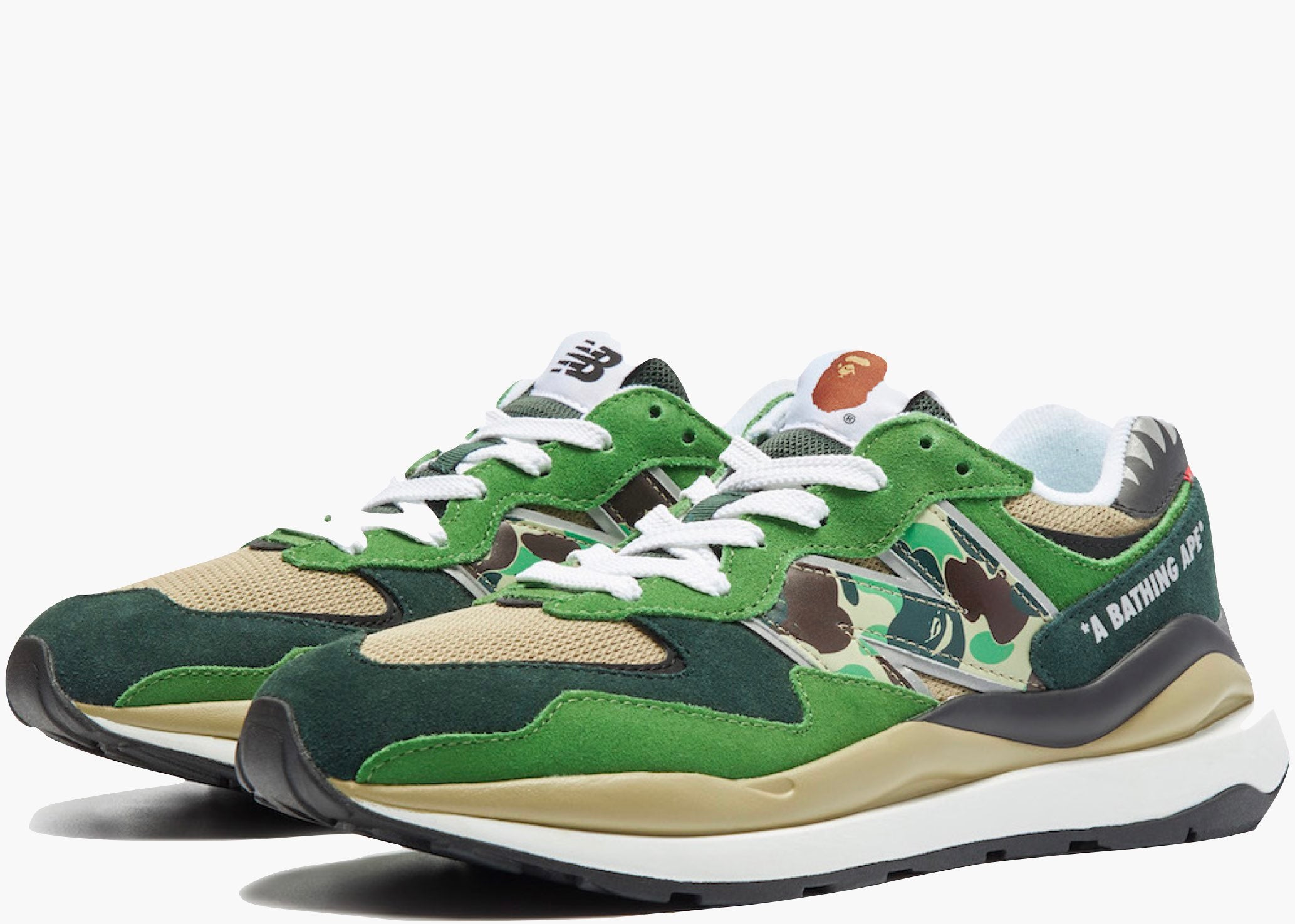 New Balance 57/40 BAPE Green Hype clothinga Limited Edition